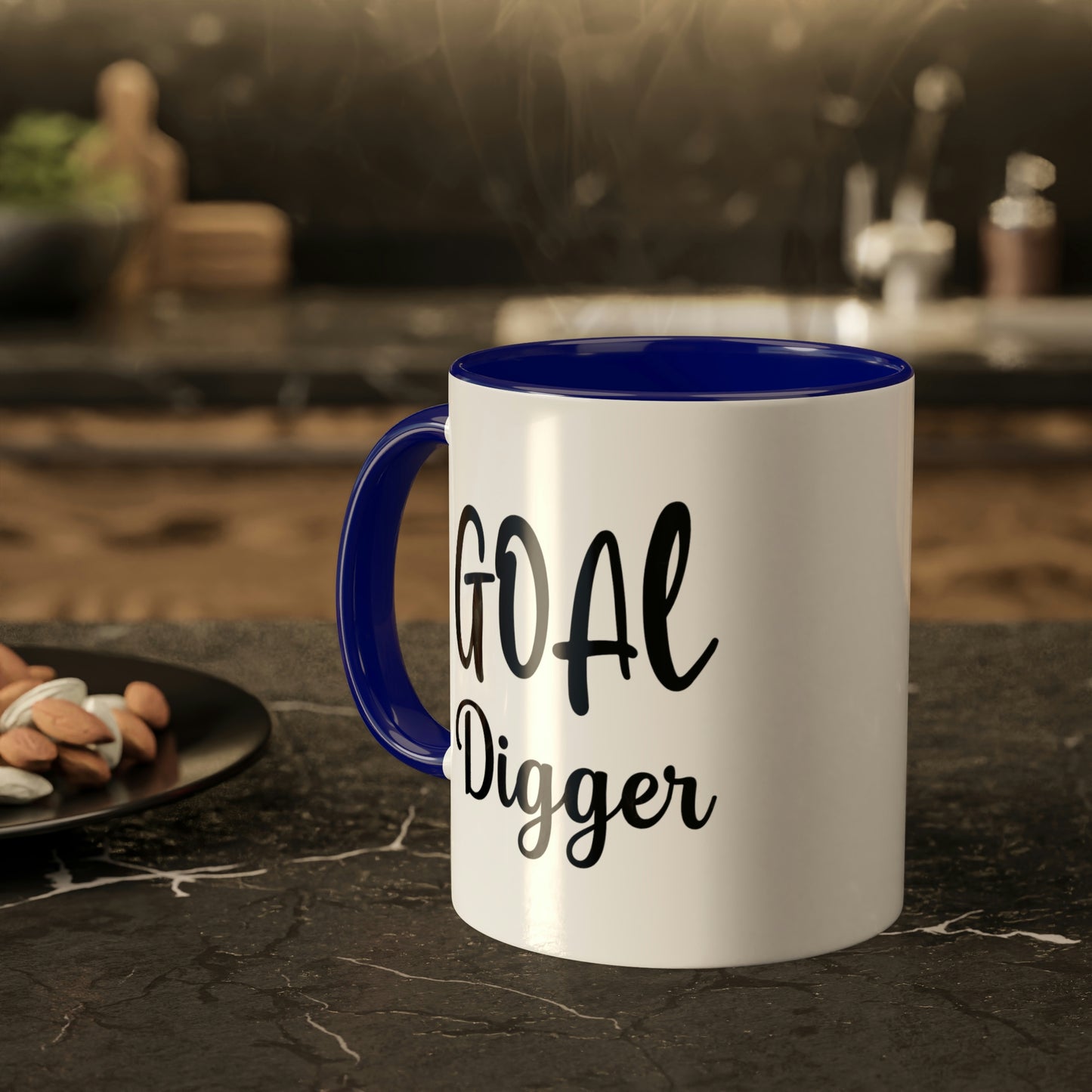 Goal Digger -11oz Coffee Mug - Mug for Ambition, Pink Coffee Mug for Coffee Lover, Mug for Goals, Gift for Boss