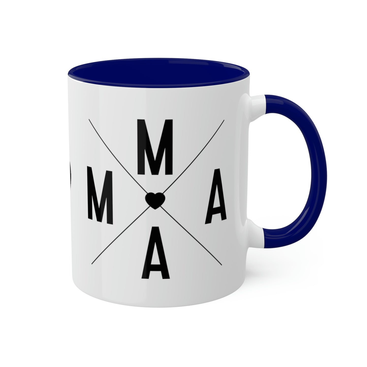 Mama Queen of Hearts - 11oz Coffee Mug, Pink Coffee Mug for Mama, Mother's Day Gift, Love Mama Coffee Cup, Gift for Mama