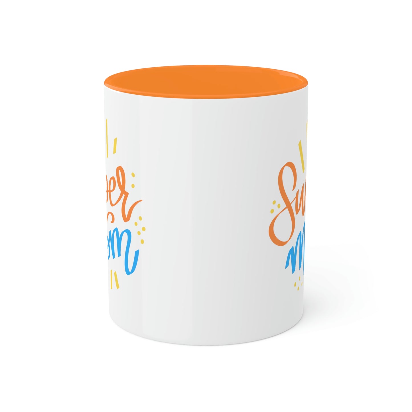 Super Mom (yellow) -11oz Coffee Mug - Mug for Mom, Mug for Coffee Lover, Mug for Best Mom, Gift for Super Mom, Gift for Wife