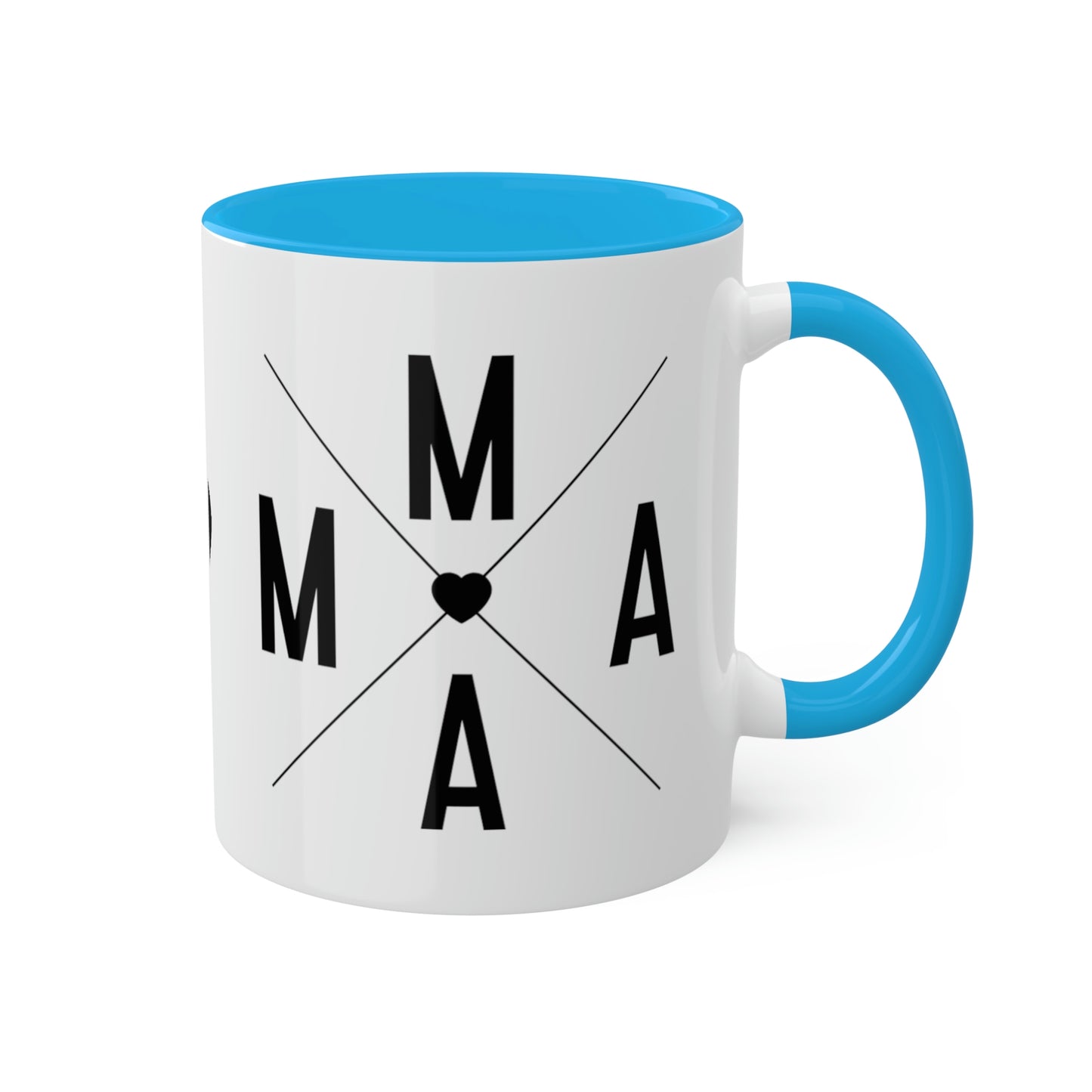 Mama Queen of Hearts - 11oz Coffee Mug, Pink Coffee Mug for Mama, Mother's Day Gift, Love Mama Coffee Cup, Gift for Mama