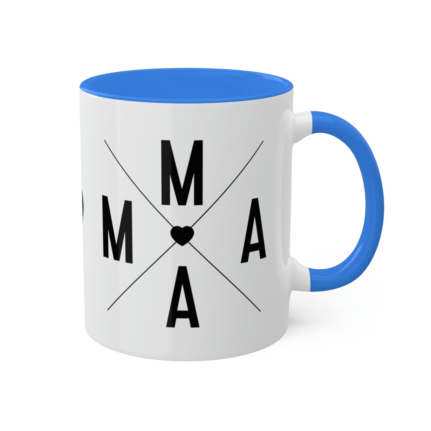 Mama Queen of Hearts - 11oz Coffee Mug, Pink Coffee Mug for Mama, Mother's Day Gift, Love Mama Coffee Cup, Gift for Mama
