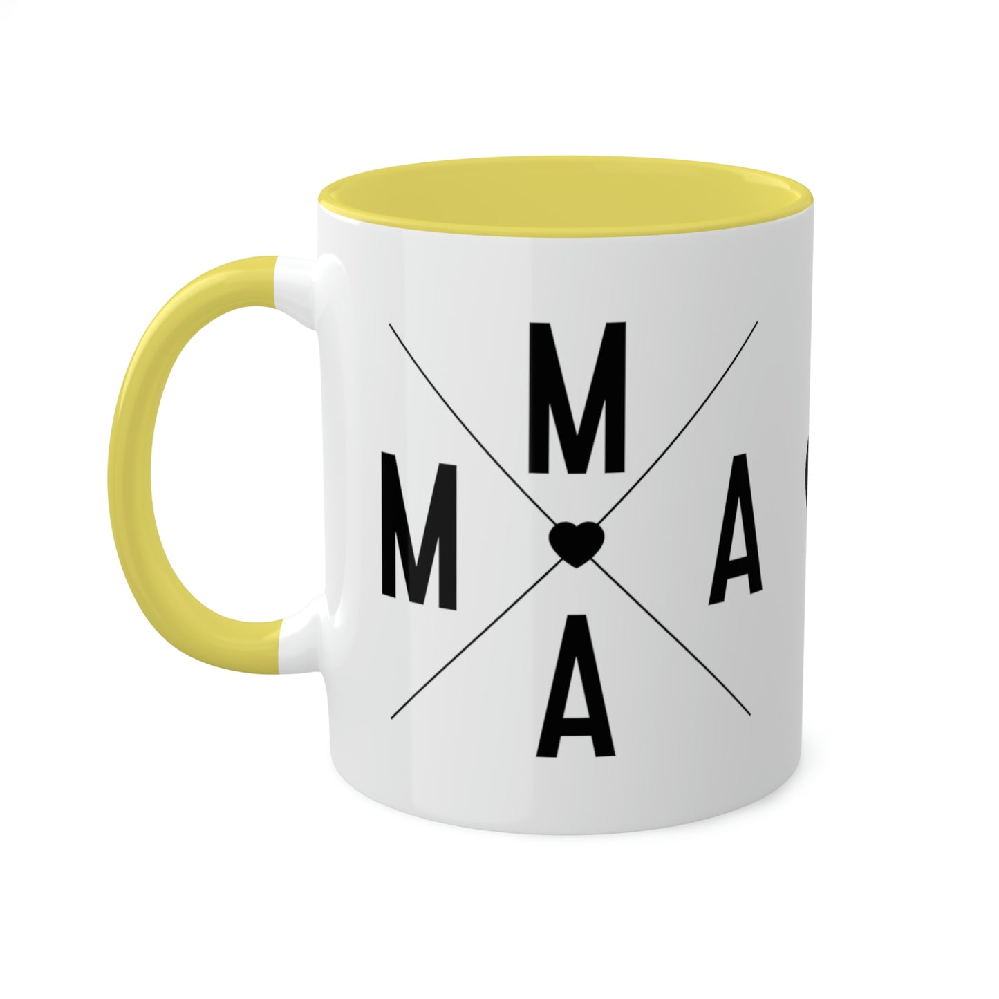 Mama Queen of Hearts - 11oz Coffee Mug, Pink Coffee Mug for Mama, Mother's Day Gift, Love Mama Coffee Cup, Gift for Mama