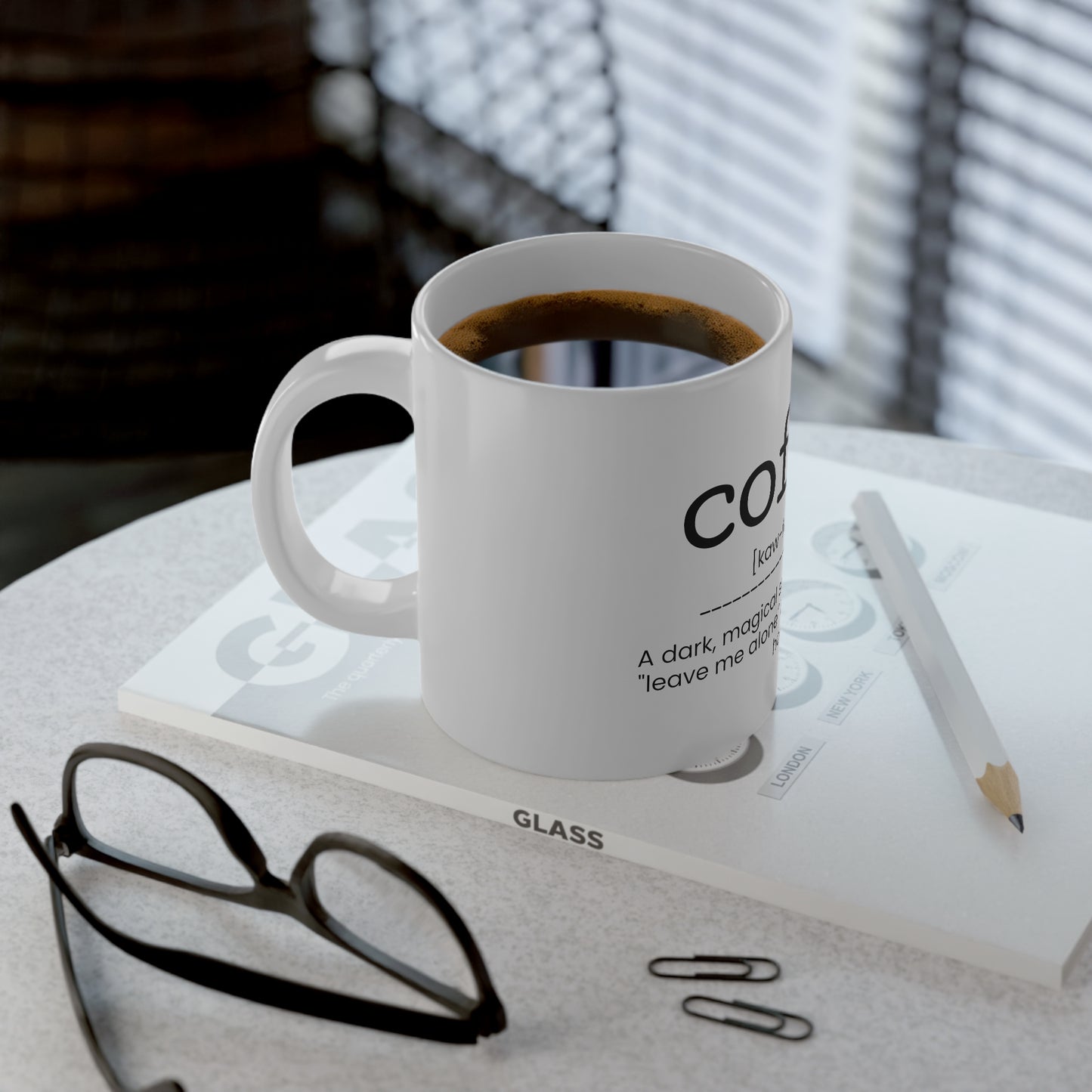 Coffee - A Dark Magical Substance - 20oz Jumbo Mug - Funny Coffee Mug, Gift for Women and Men, Gift for Him and Her