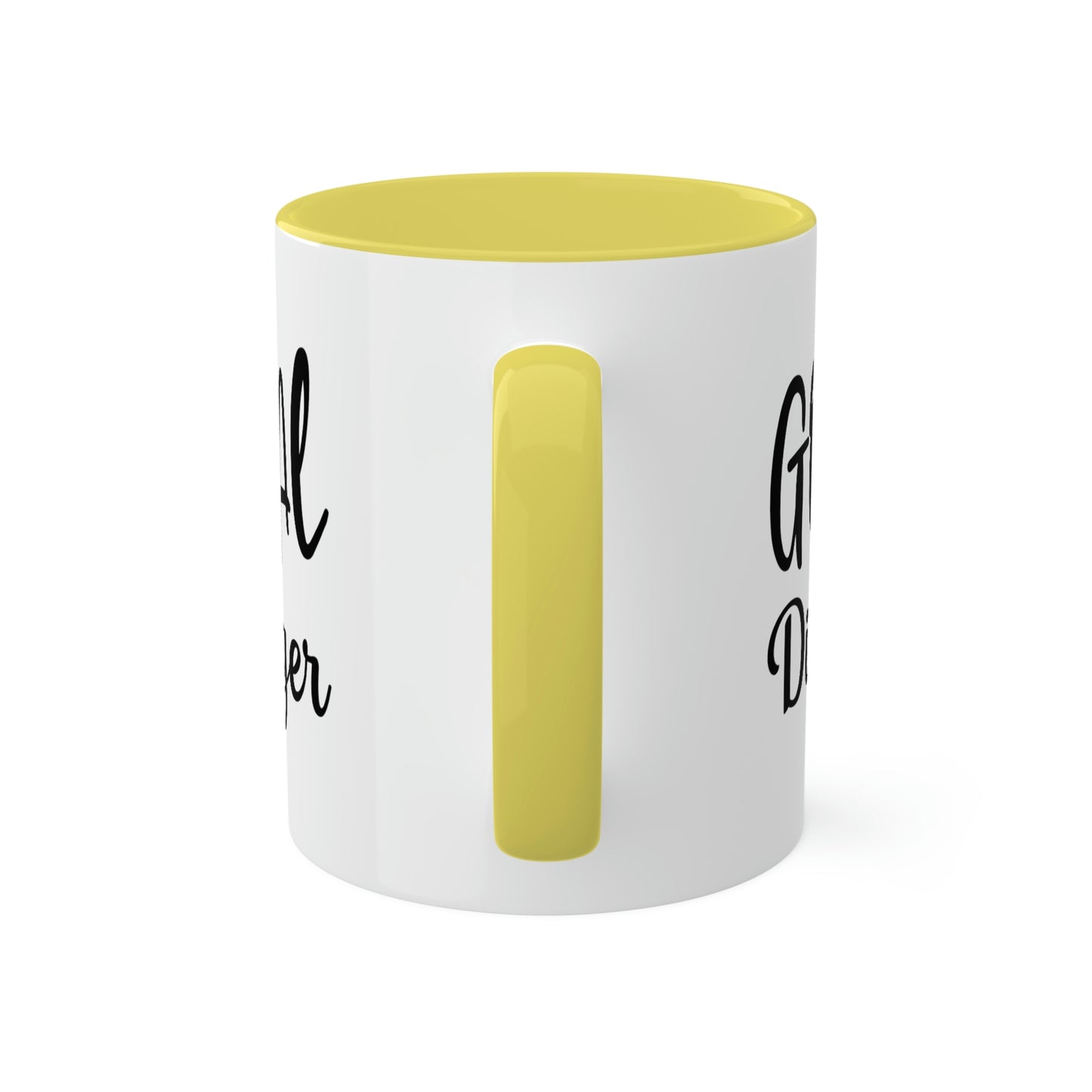 Goal Digger -11oz Coffee Mug - Mug for Ambition, Pink Coffee Mug for Coffee Lover, Mug for Goals, Gift for Boss