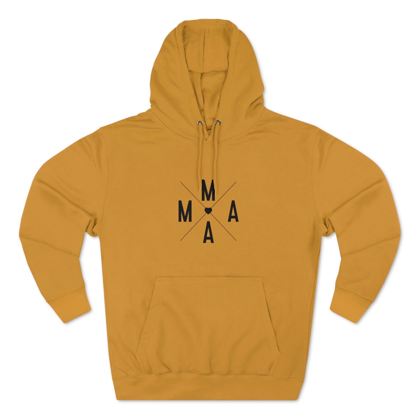 Mama (x) - Unisex Premium Pullover Hoodie - blck - Mother's Day Gift, Novelty Hoodie for Mom, Gift for Mama, Sweatshirt for Mama