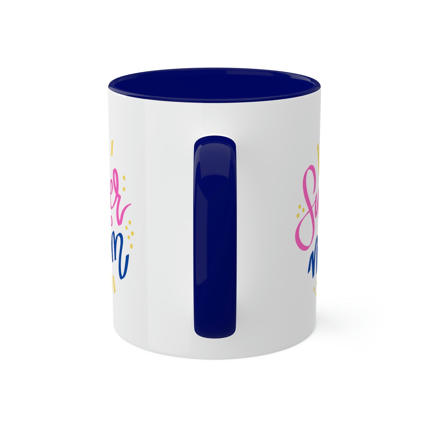Super Mom -11oz Coffee Mug - Mug for Mom, Pink Coffee Mug for Coffee Lover, Mug for Best Mom, Gift for Super Mom, Gift for Wife
