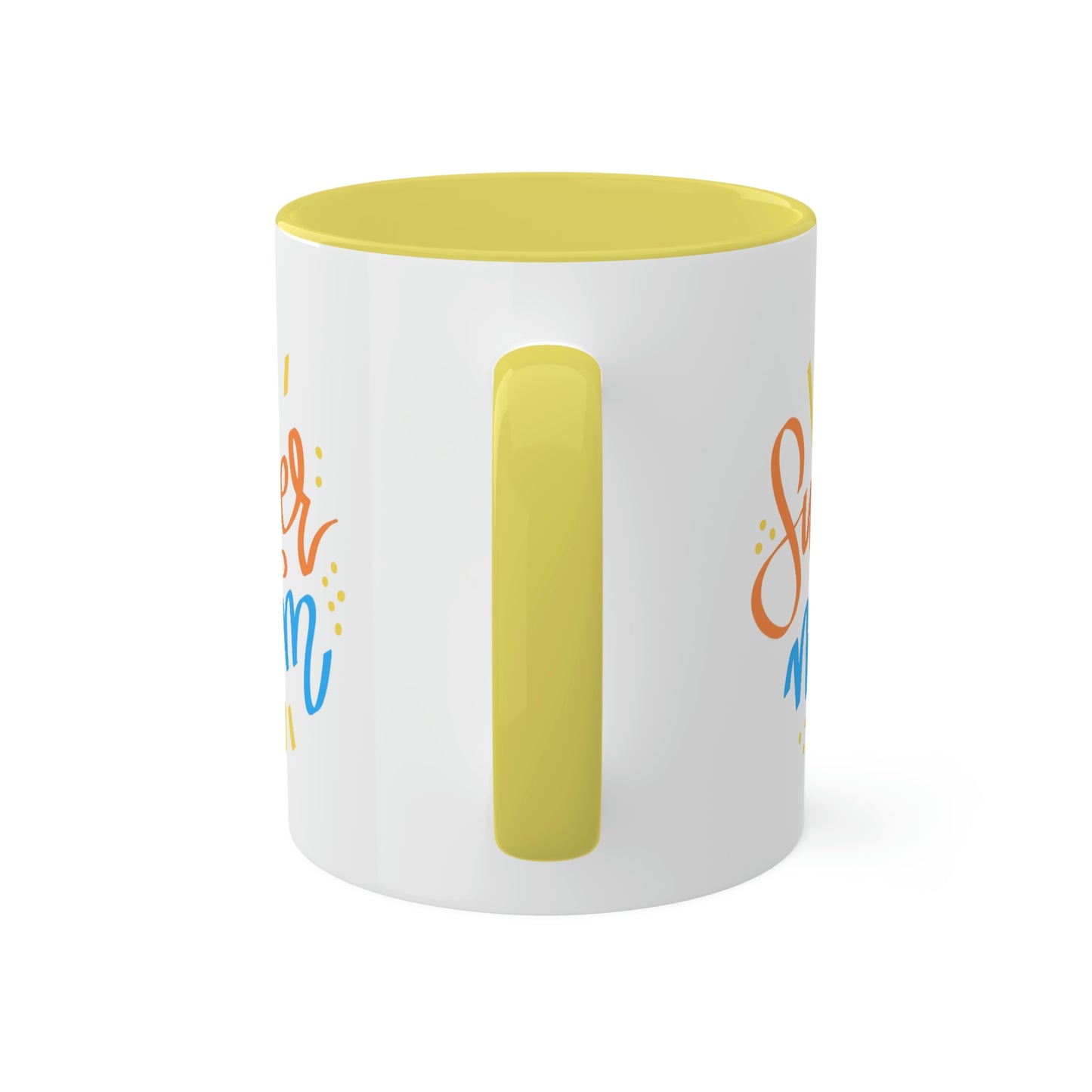 Super Mom (yellow) -11oz Coffee Mug - Mug for Mom, Mug for Coffee Lover, Mug for Best Mom, Gift for Super Mom, Gift for Wife