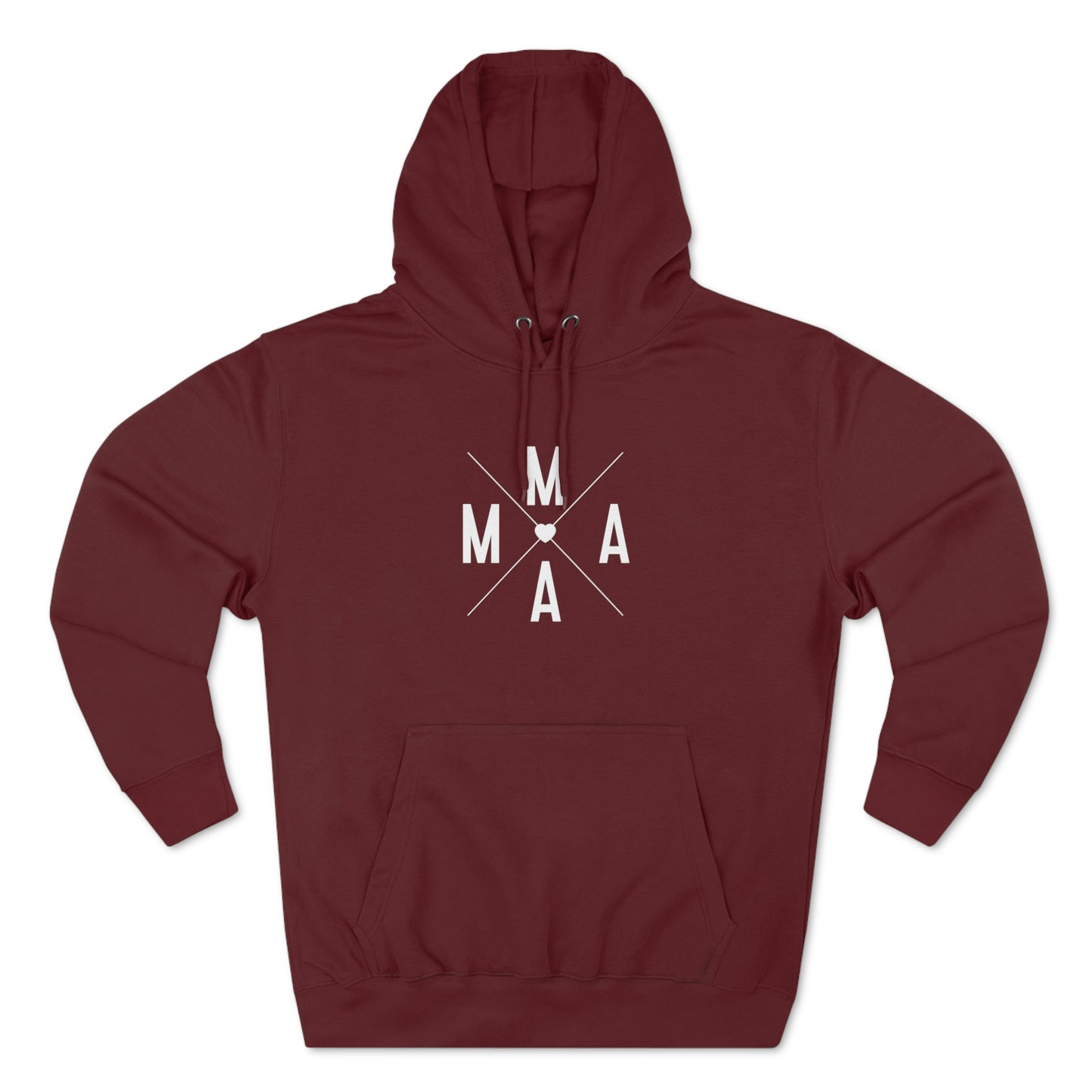 Mama (x) - Unisex Premium Pullover Hoodie - Mother's Day Gift, Novelty Hoodie for Mom, Gift for Mama