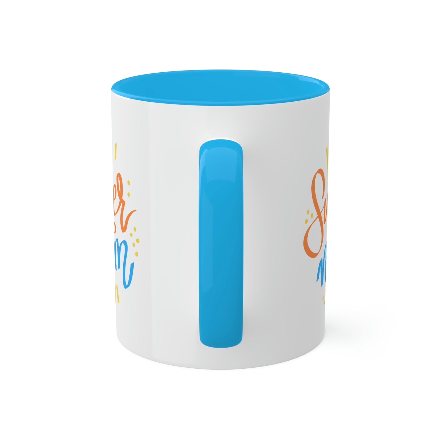 Super Mom (yellow) -11oz Coffee Mug - Mug for Mom, Mug for Coffee Lover, Mug for Best Mom, Gift for Super Mom, Gift for Wife