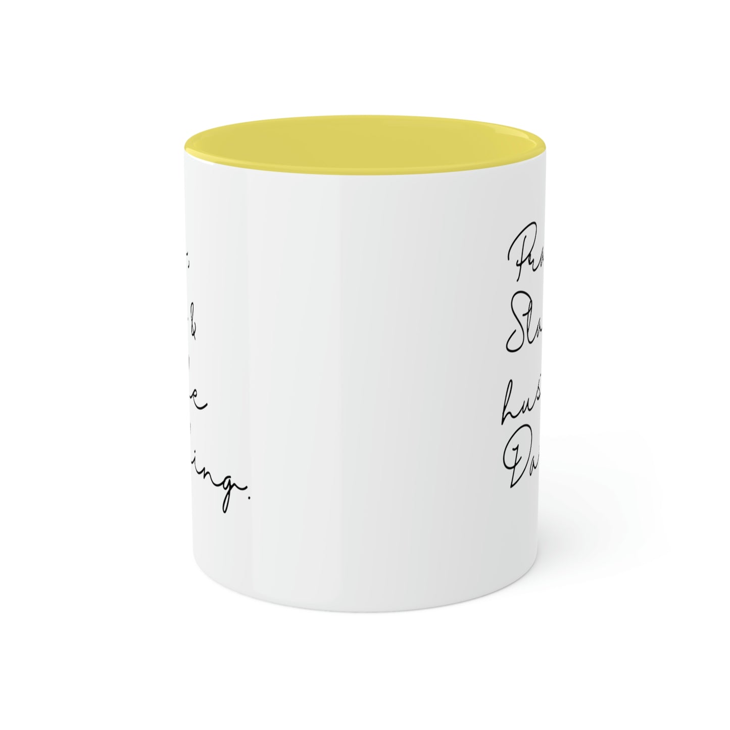 Pray Slay and Hustle Darling -11oz Coffee Mug - Inspirational Pink Coffee Mug, Gift for Women and Men, Gift for Spiritual or Religious Person