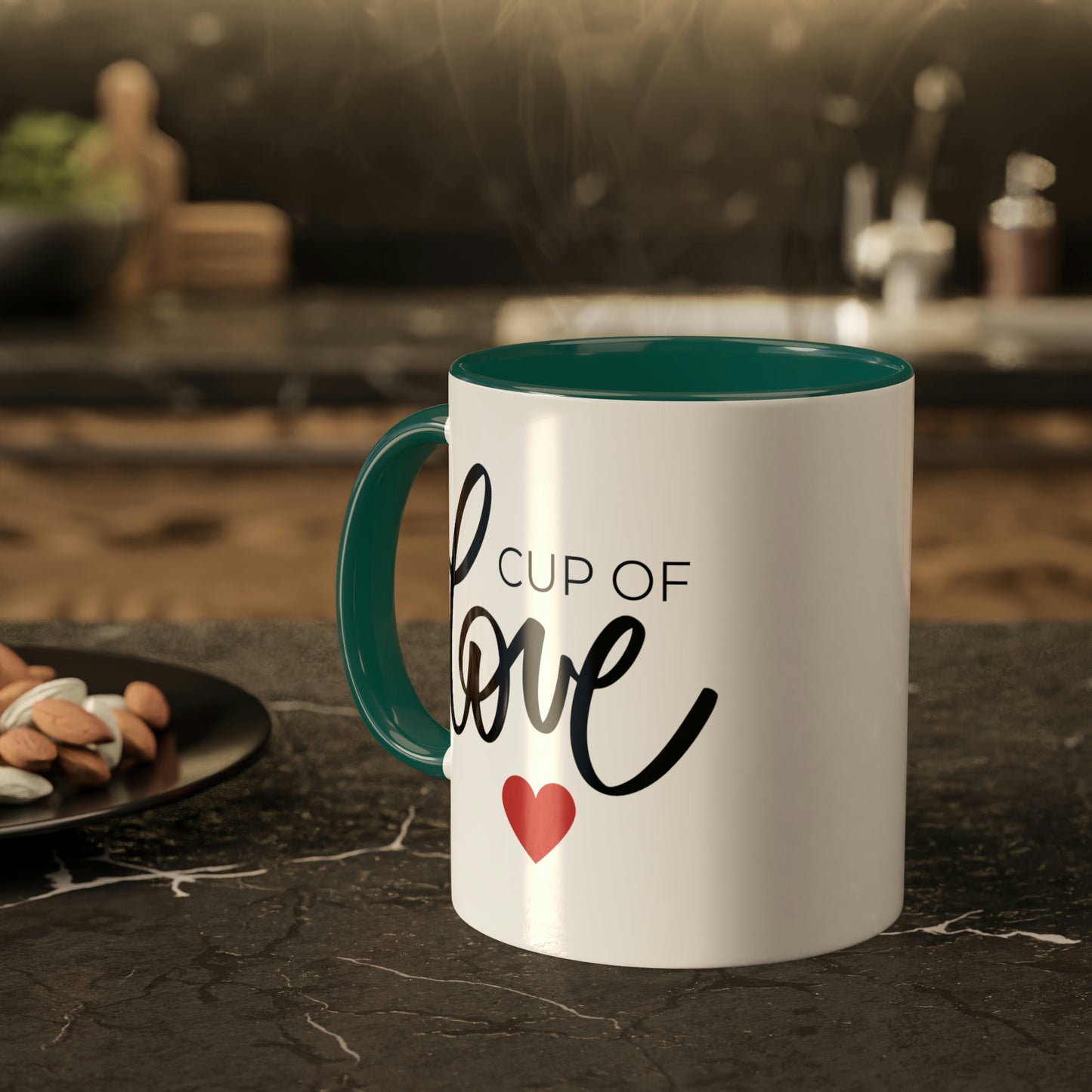 Cup of Love -11oz Coffee Mug - Gift for Mom, Pink Coffee Mug, Mug with Love, Gift for Wife, Mug for Girlfriend, Love You Mug