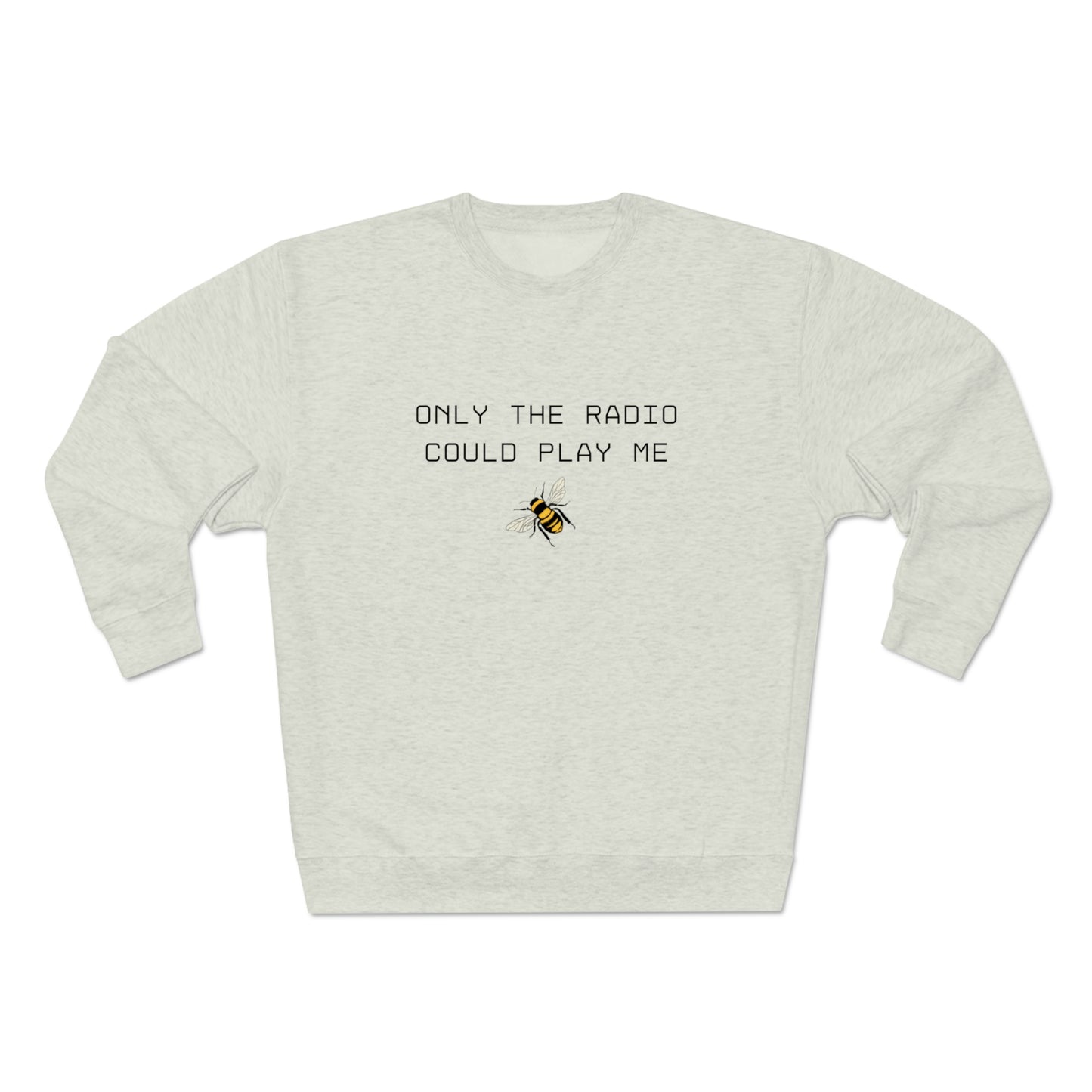 Only The Radio Could Play Me - Premium Crewneck Sweatshirt - Inspirational Message, Plush Sweatshirt, Streetwear Sweatshirt - Beyonce