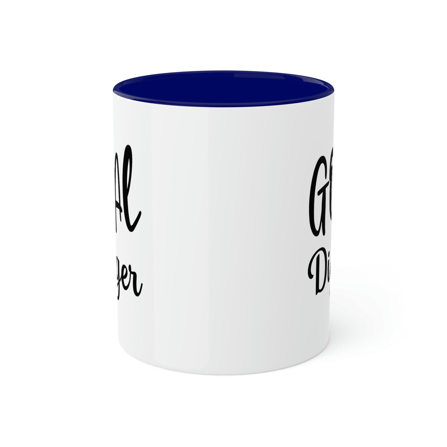 Goal Digger -11oz Coffee Mug - Mug for Ambition, Pink Coffee Mug for Coffee Lover, Mug for Goals, Gift for Boss