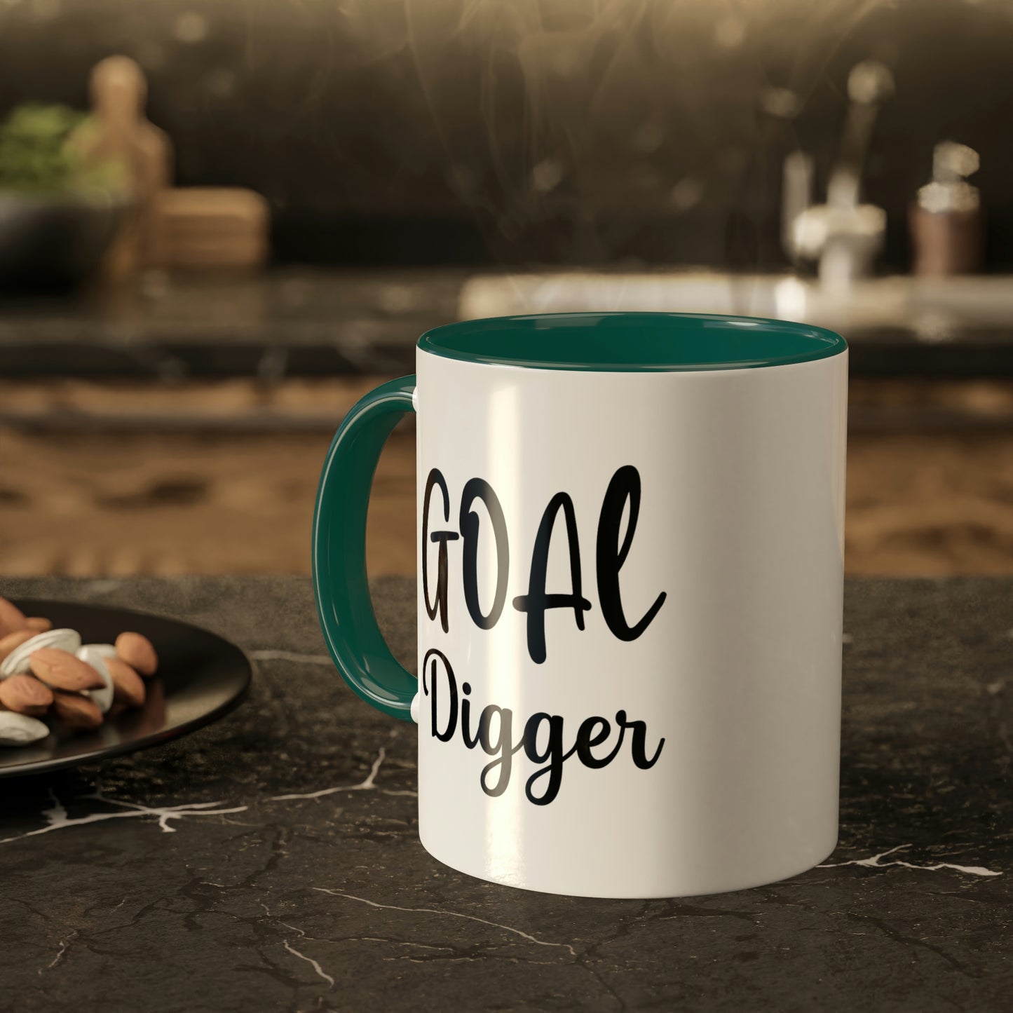 Goal Digger -11oz Coffee Mug - Mug for Ambition, Pink Coffee Mug for Coffee Lover, Mug for Goals, Gift for Boss