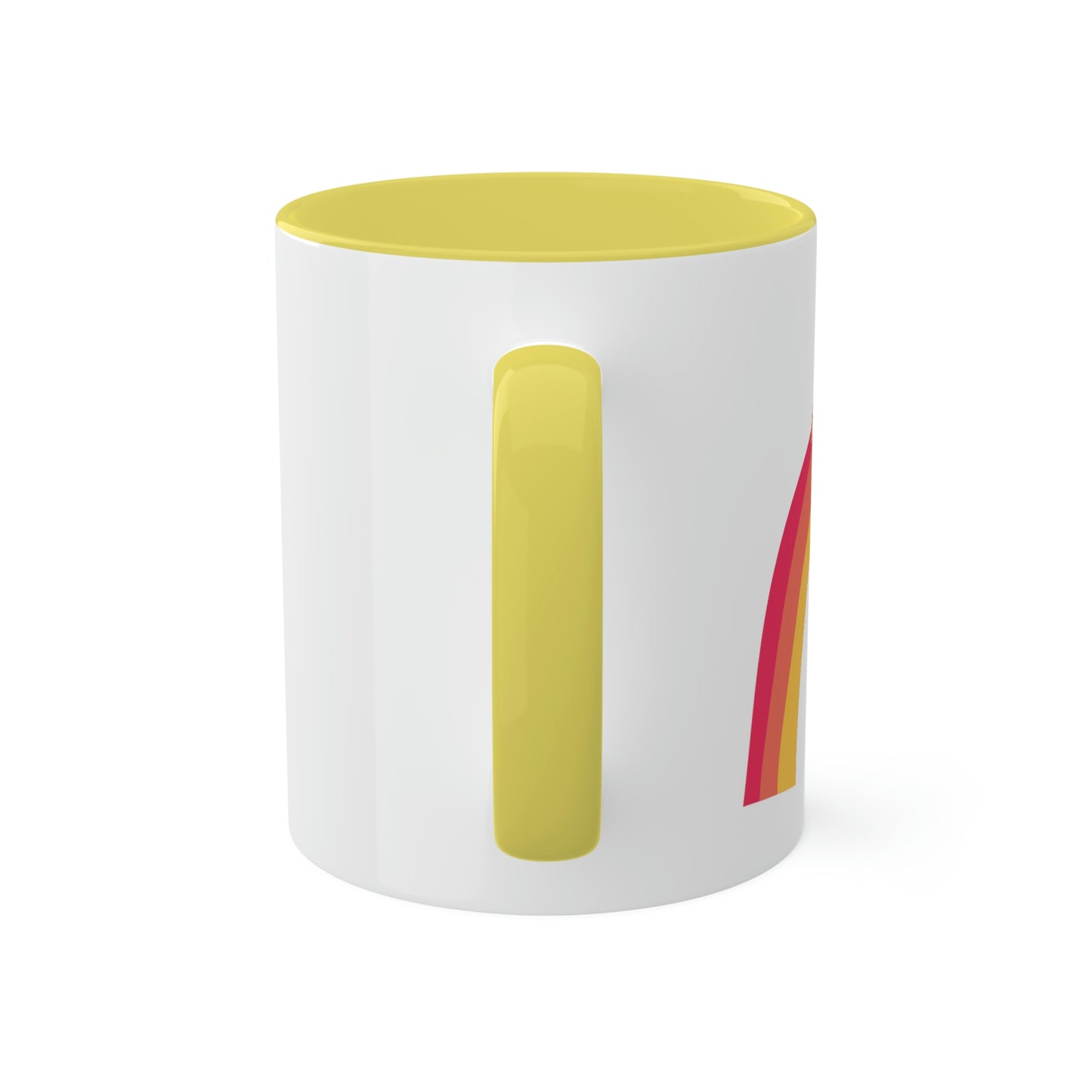 Smile - 11oz Coffee Mug, Novelty Mug, Gift for your Girlfriends, Good Vibes Gift, Sunshine Rainbow Coffee Cup