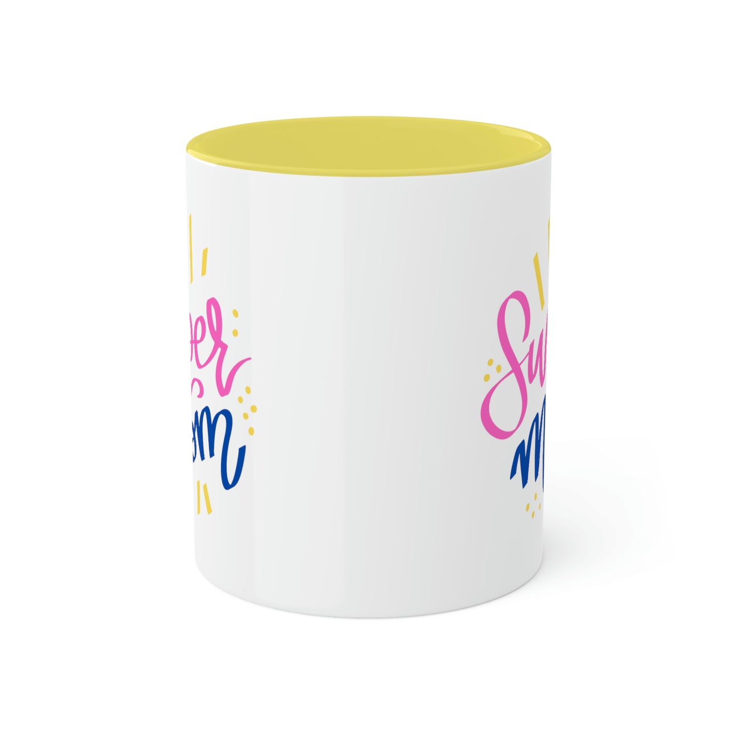 Super Mom -11oz Coffee Mug - Mug for Mom, Pink Coffee Mug for Coffee Lover, Mug for Best Mom, Gift for Super Mom, Gift for Wife