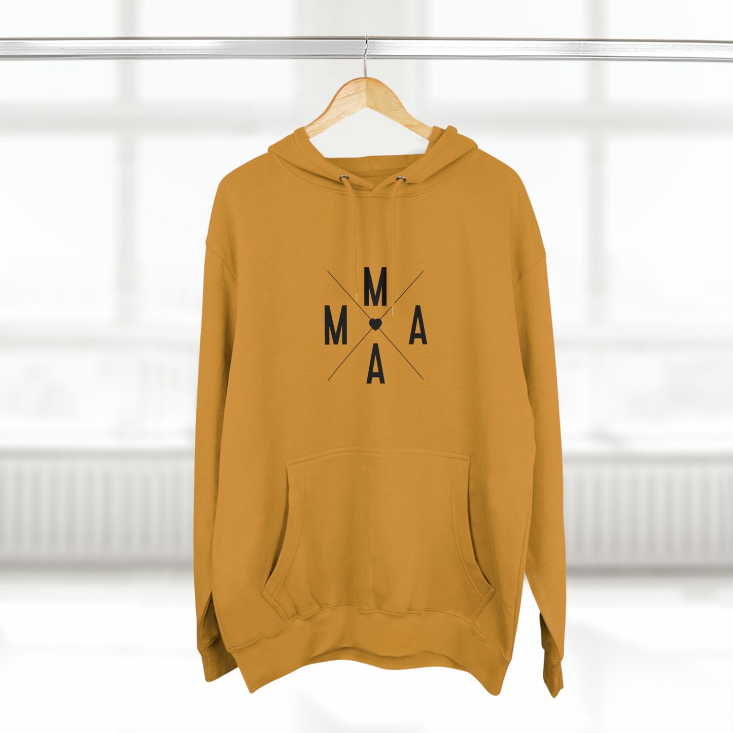 Mama (x) - Unisex Premium Pullover Hoodie - blck - Mother's Day Gift, Novelty Hoodie for Mom, Gift for Mama, Sweatshirt for Mama