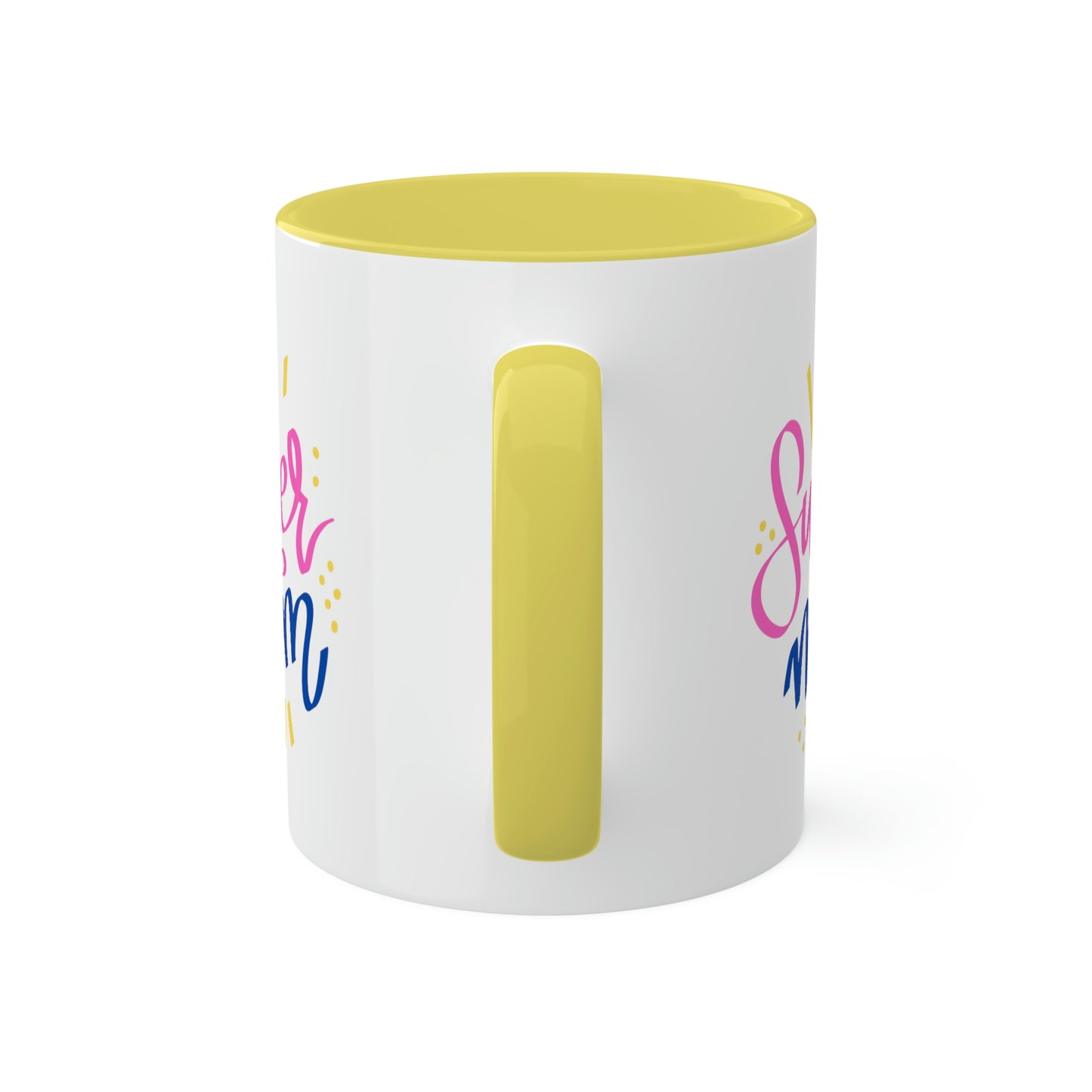 Super Mom -11oz Coffee Mug - Mug for Mom, Pink Coffee Mug for Coffee Lover, Mug for Best Mom, Gift for Super Mom, Gift for Wife