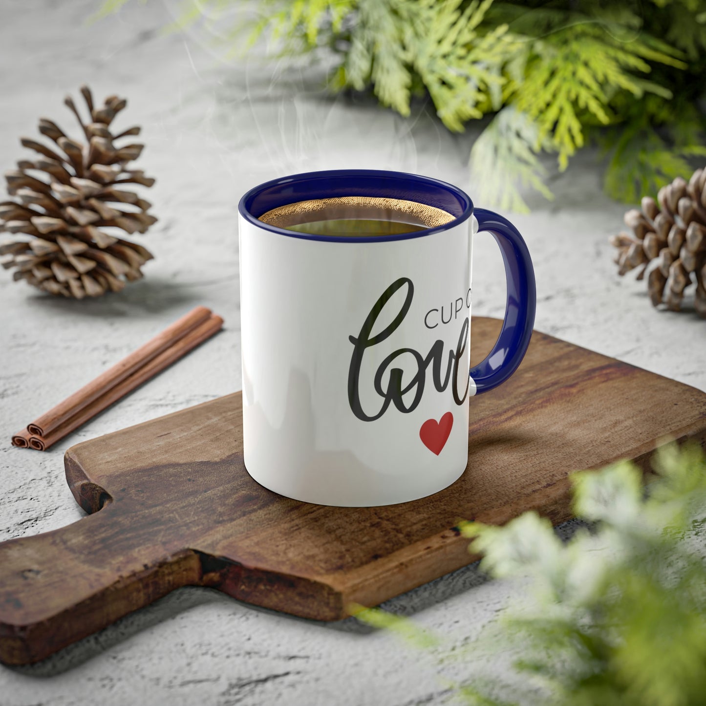 Cup of Love -11oz Coffee Mug - Gift for Mom, Pink Coffee Mug, Mug with Love, Gift for Wife, Mug for Girlfriend, Love You Mug