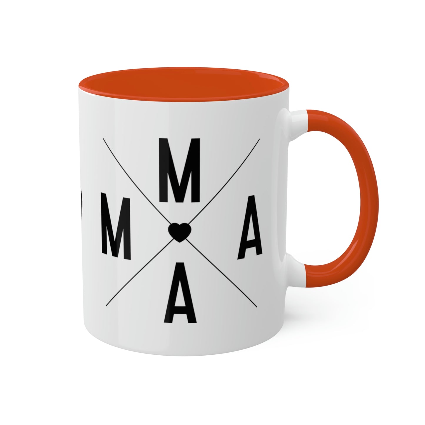 Mama Queen of Hearts - 11oz Coffee Mug, Pink Coffee Mug for Mama, Mother's Day Gift, Love Mama Coffee Cup, Gift for Mama