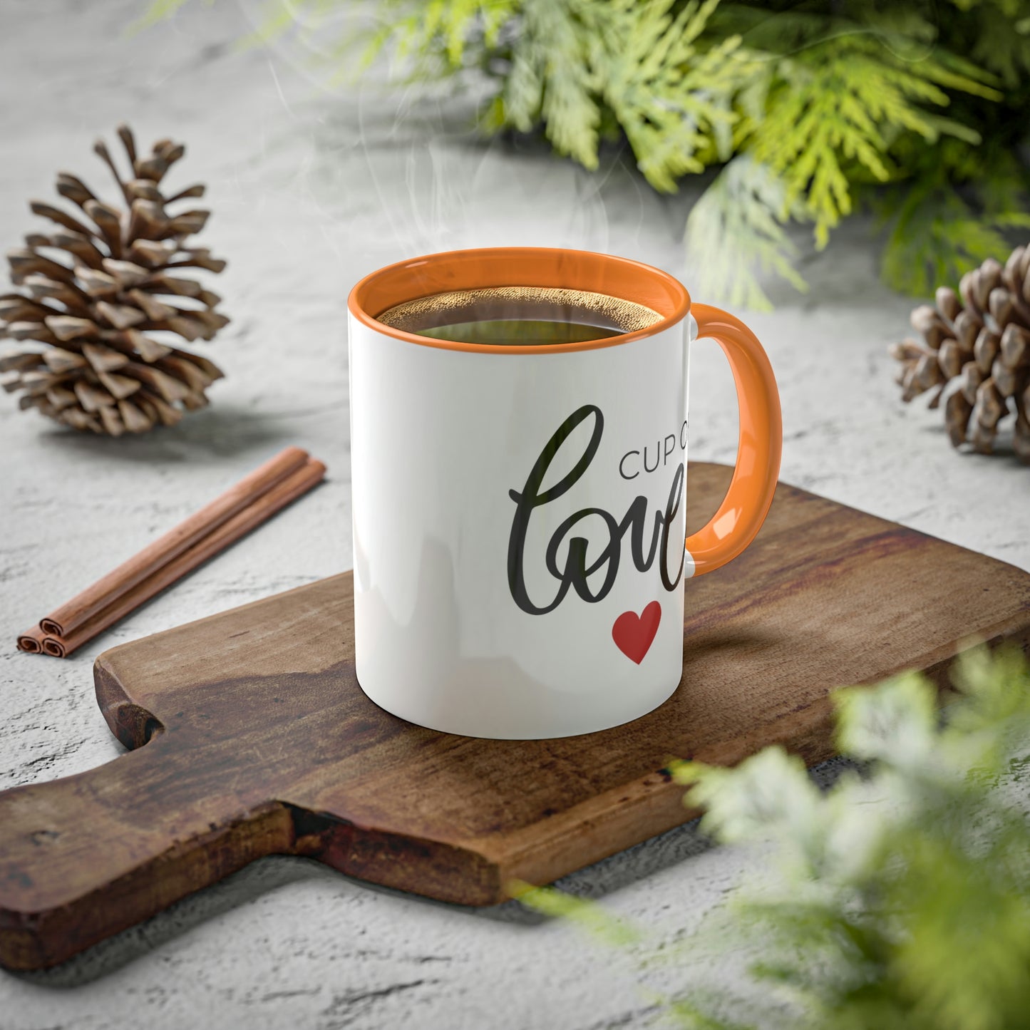 Cup of Love -11oz Coffee Mug - Gift for Mom, Pink Coffee Mug, Mug with Love, Gift for Wife, Mug for Girlfriend, Love You Mug
