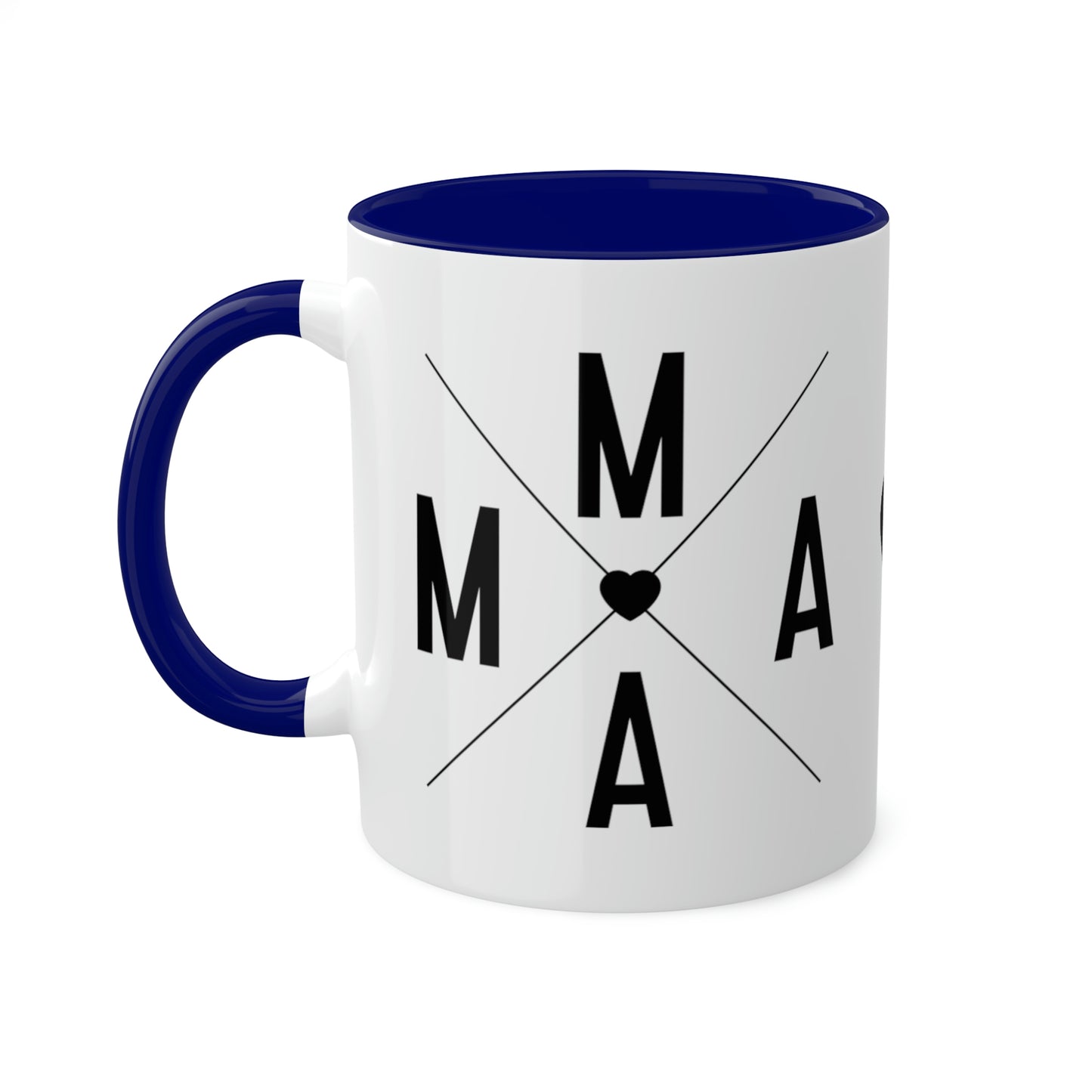 Mama Queen of Hearts - 11oz Coffee Mug, Pink Coffee Mug for Mama, Mother's Day Gift, Love Mama Coffee Cup, Gift for Mama