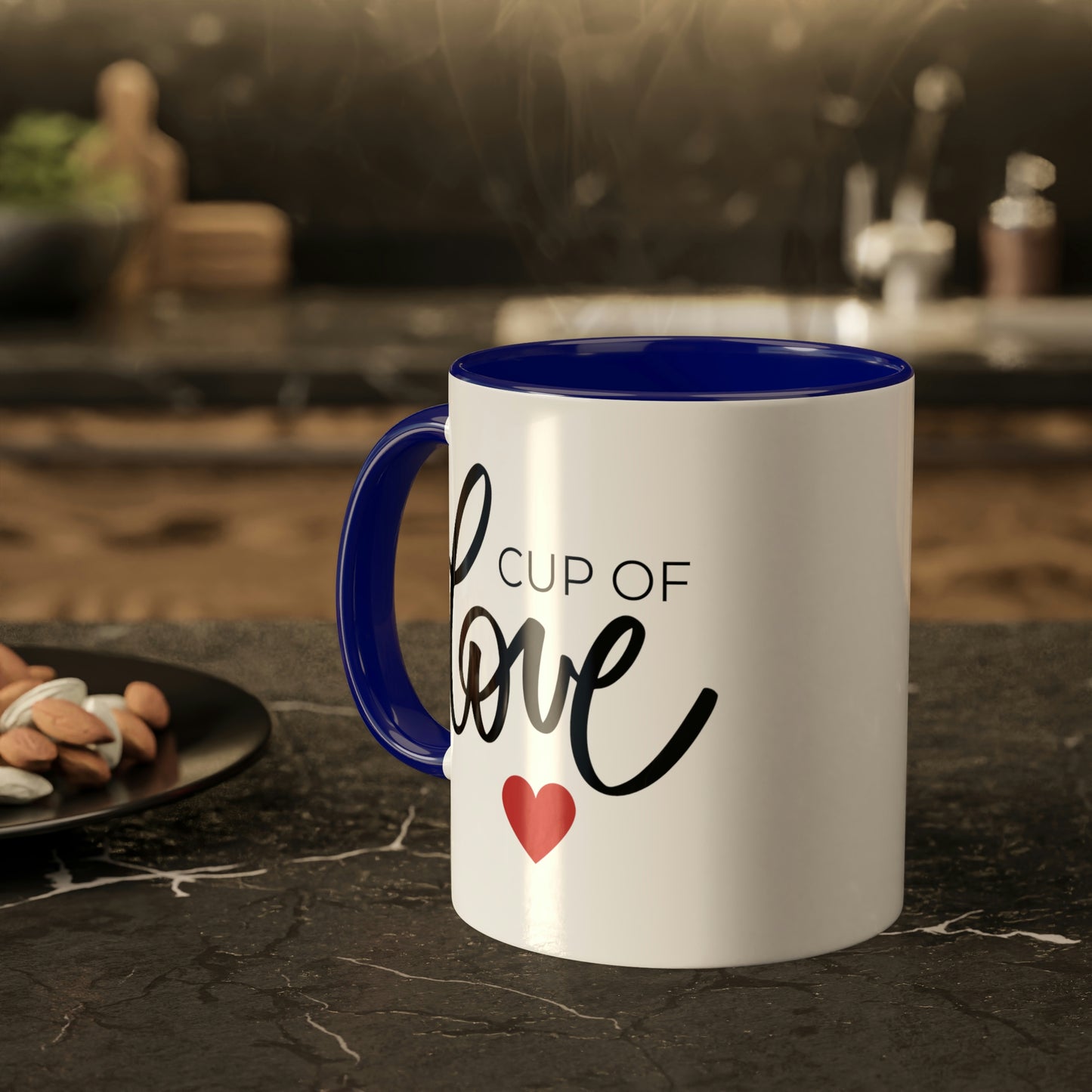 Cup of Love -11oz Coffee Mug - Gift for Mom, Pink Coffee Mug, Mug with Love, Gift for Wife, Mug for Girlfriend, Love You Mug