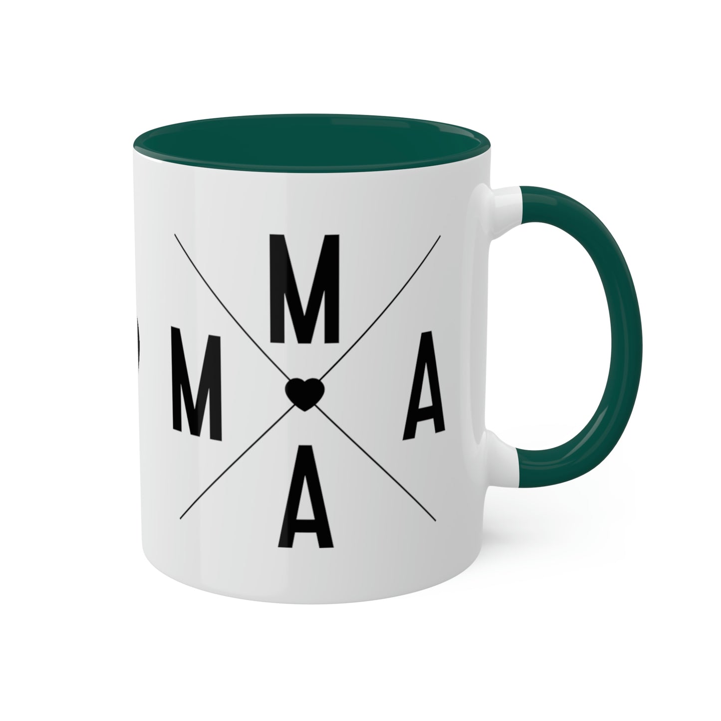 Mama Queen of Hearts - 11oz Coffee Mug, Pink Coffee Mug for Mama, Mother's Day Gift, Love Mama Coffee Cup, Gift for Mama