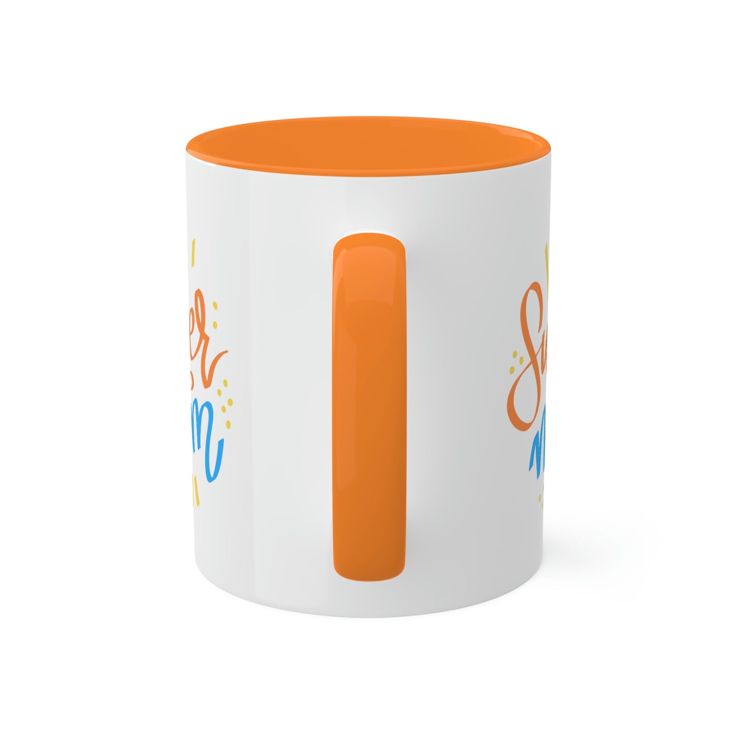 Super Mom (yellow) -11oz Coffee Mug - Mug for Mom, Mug for Coffee Lover, Mug for Best Mom, Gift for Super Mom, Gift for Wife