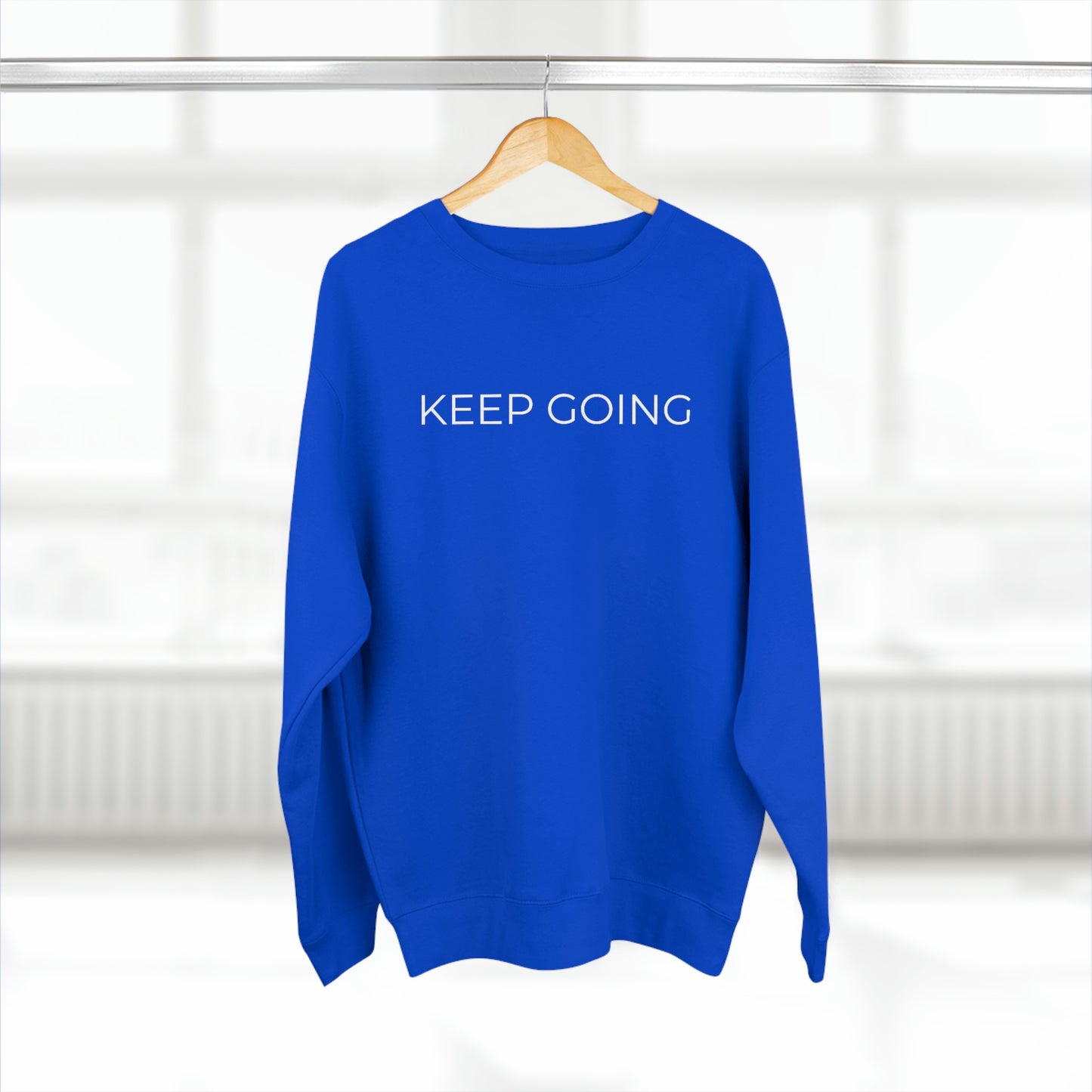 Keep Going Your Only Limit Is You - Premium Crewneck Sweatshirt - Motivational Gift, Inspirational Message, Empowering Gift, Streetwear