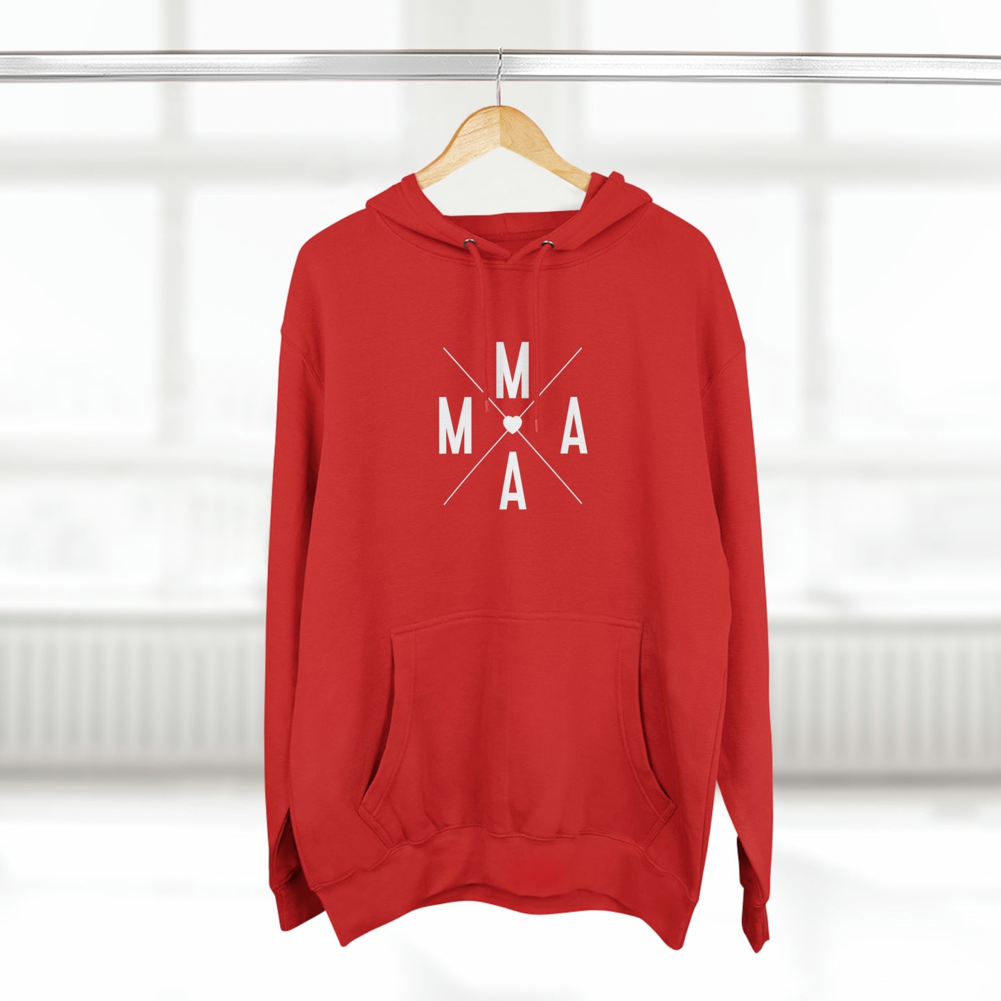 Mama (x) - Unisex Premium Pullover Hoodie - Mother's Day Gift, Novelty Hoodie for Mom, Gift for Mama