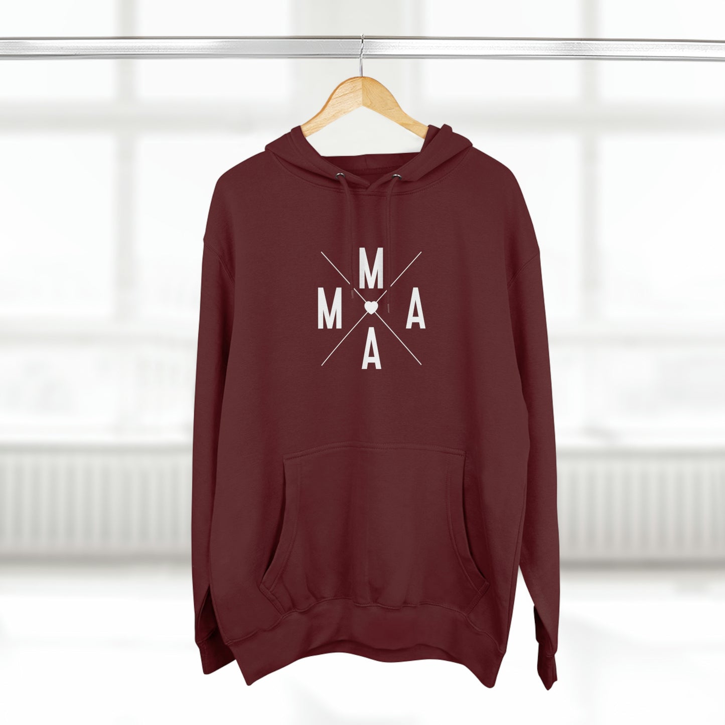 Mama (x) - Unisex Premium Pullover Hoodie - Mother's Day Gift, Novelty Hoodie for Mom, Gift for Mama