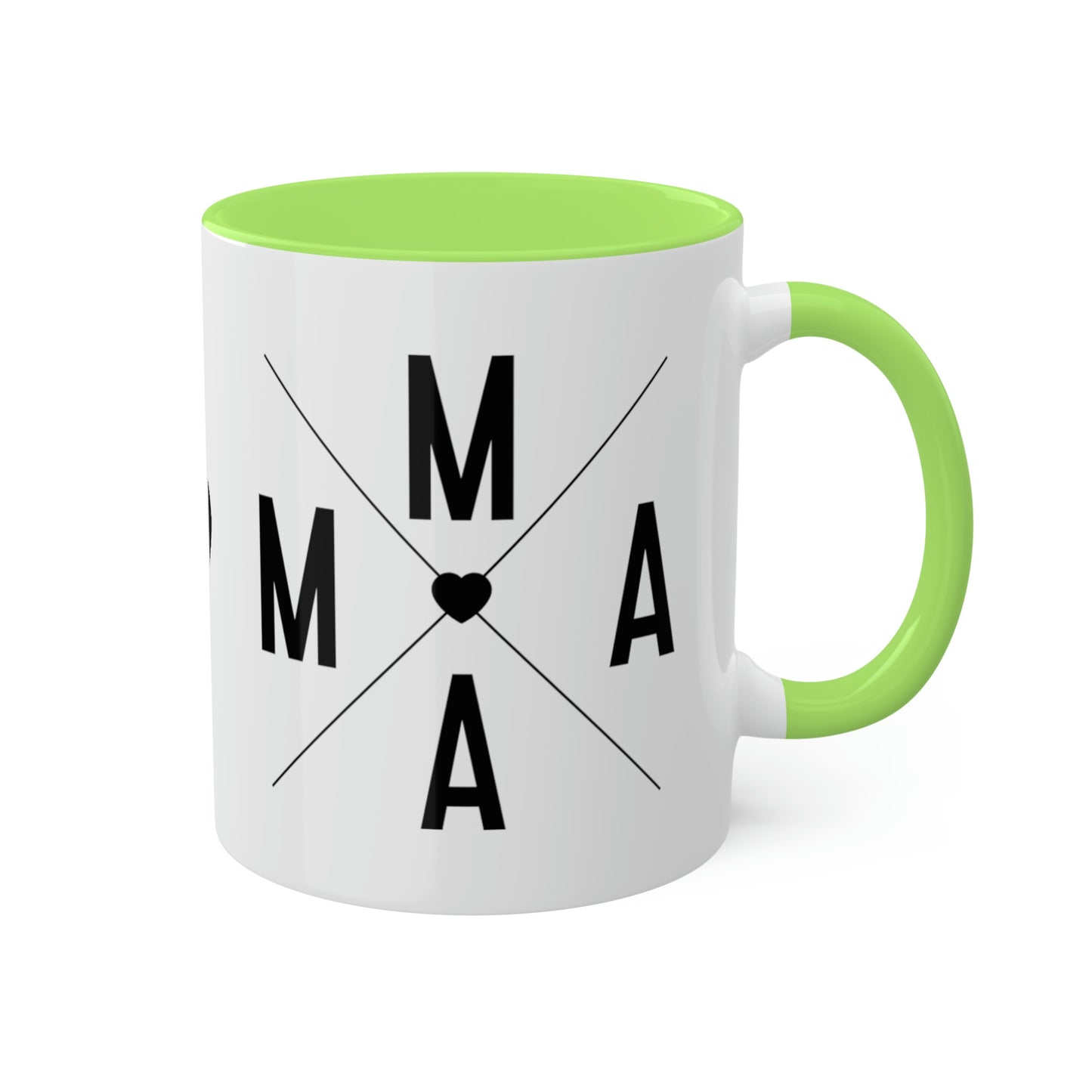 Mama Queen of Hearts - 11oz Coffee Mug, Pink Coffee Mug for Mama, Mother's Day Gift, Love Mama Coffee Cup, Gift for Mama
