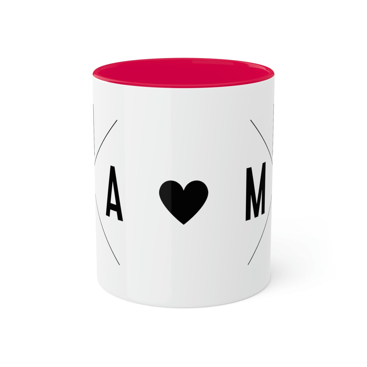 Mama Queen of Hearts - 11oz Coffee Mug, Pink Coffee Mug for Mama, Mother's Day Gift, Love Mama Coffee Cup, Gift for Mama