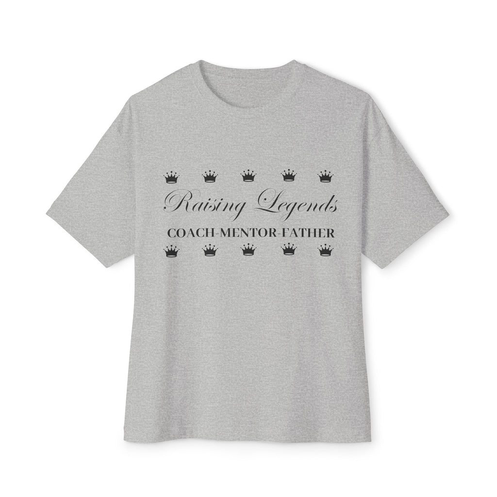 Raising Legends "Coach Mentor Father" - Oversized Boxy T‑Shirt