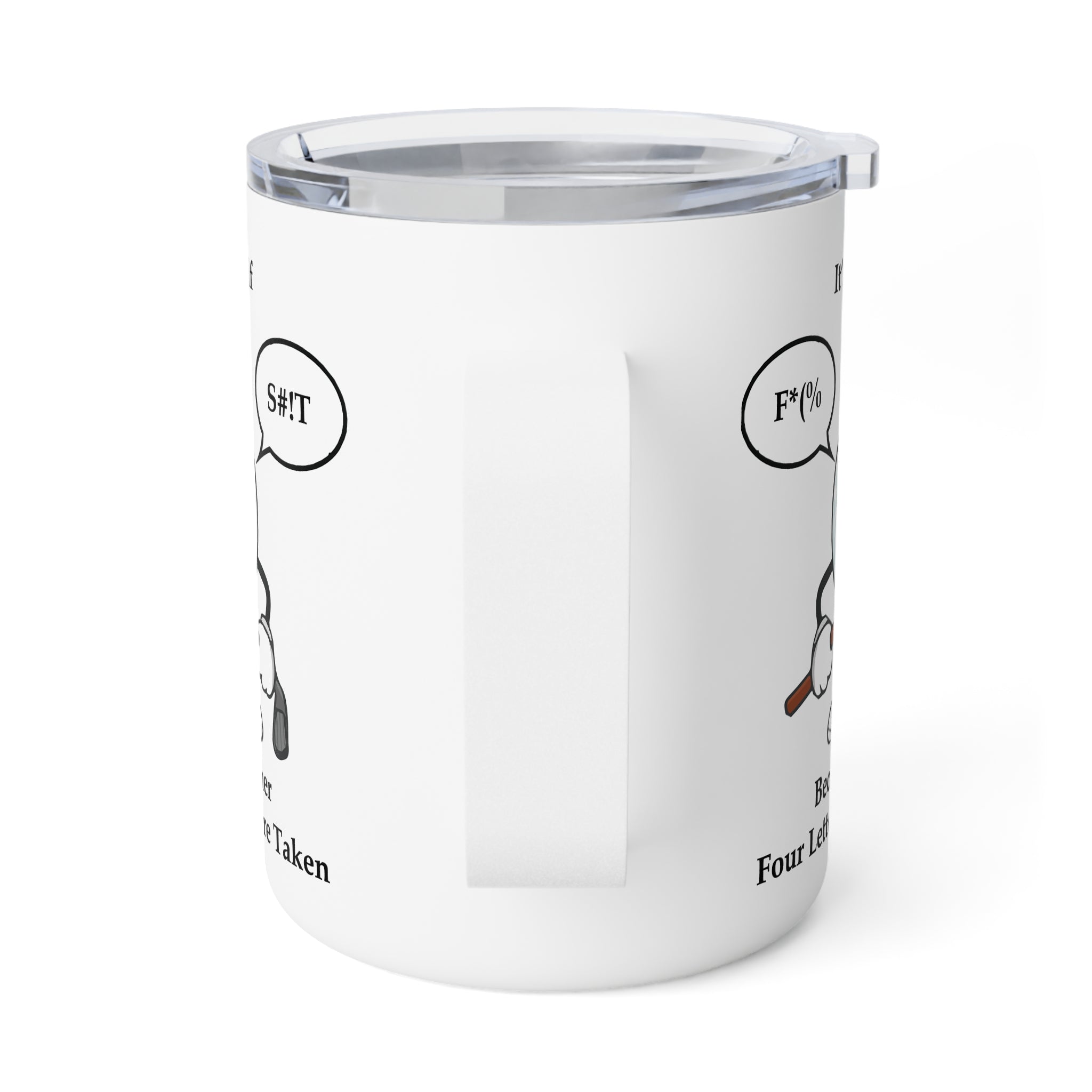 Golf is a Four-Letter Word - Insulated Coffee Mug, 10oz