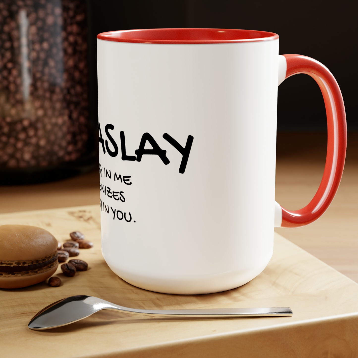 Namaslay - 15oz Large Coffee Mugs - Inspirational Coffee Mug, Funny Coffee Mug, Mugs With Sayings, Gift for Women and Men, Gift for Him and Her, Humorous Coffee Mug