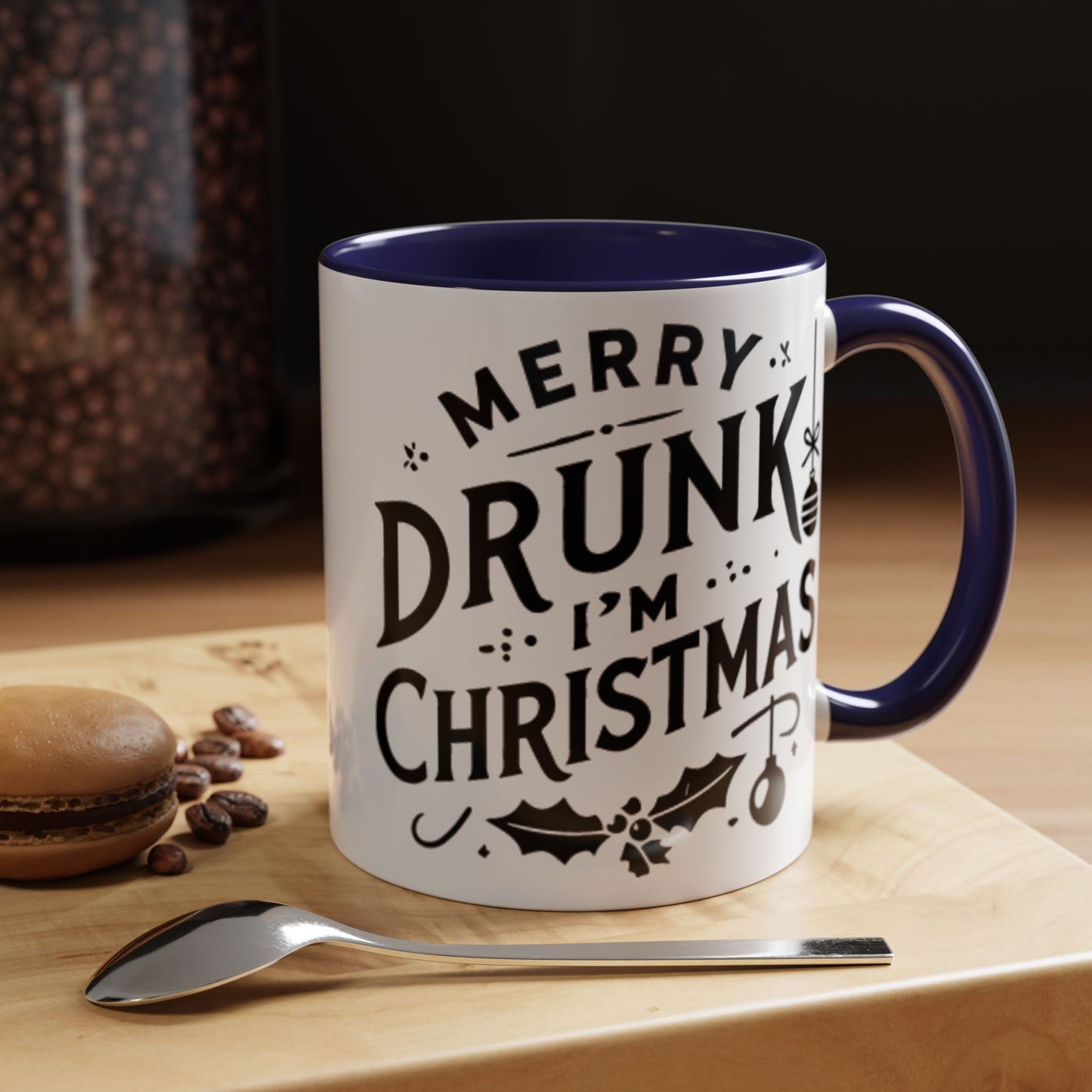 Merry Drunk, I'm Christmas Accent Coffee Mug (11, 15oz)