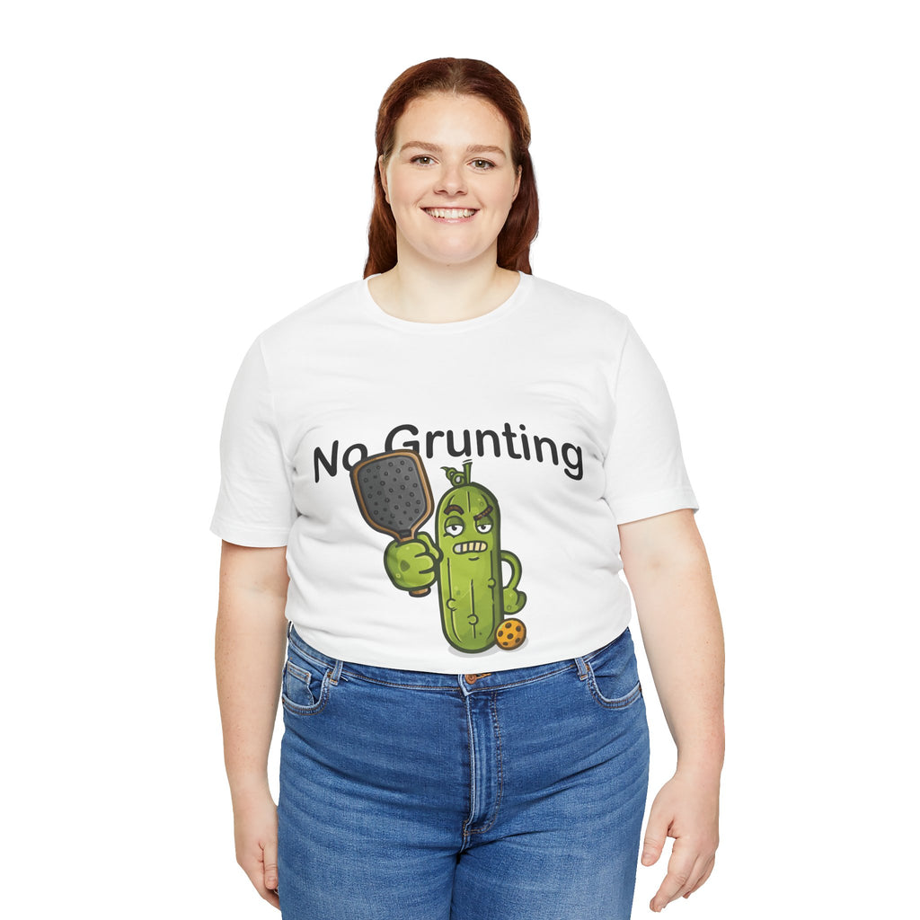 No Grunting Unisex Pickleball Jersey Short Sleeve Tee