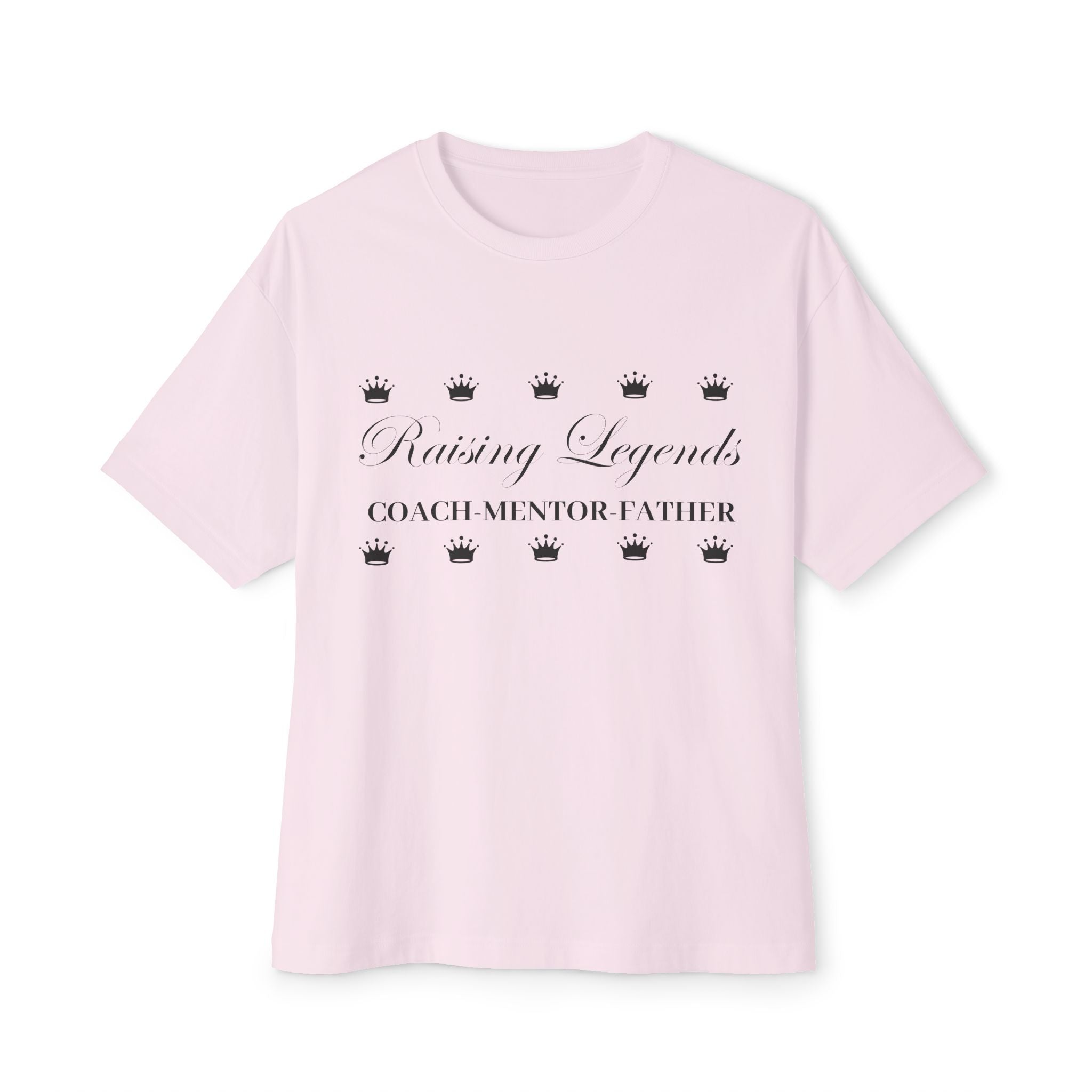 Raising Legends "Coach Mentor Father" - Oversized Boxy T‑Shirt