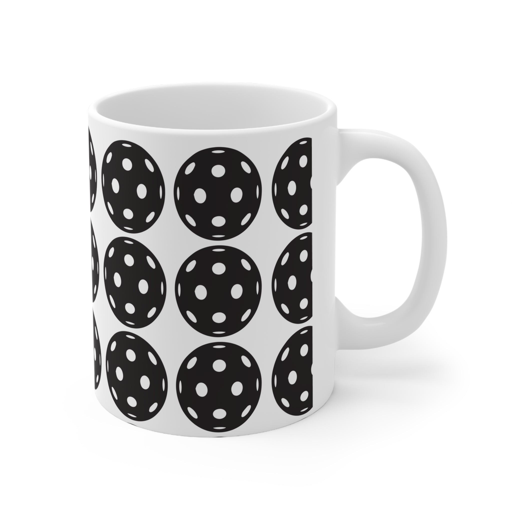 Pickleball Pattern Ceramic - 11oz Mug