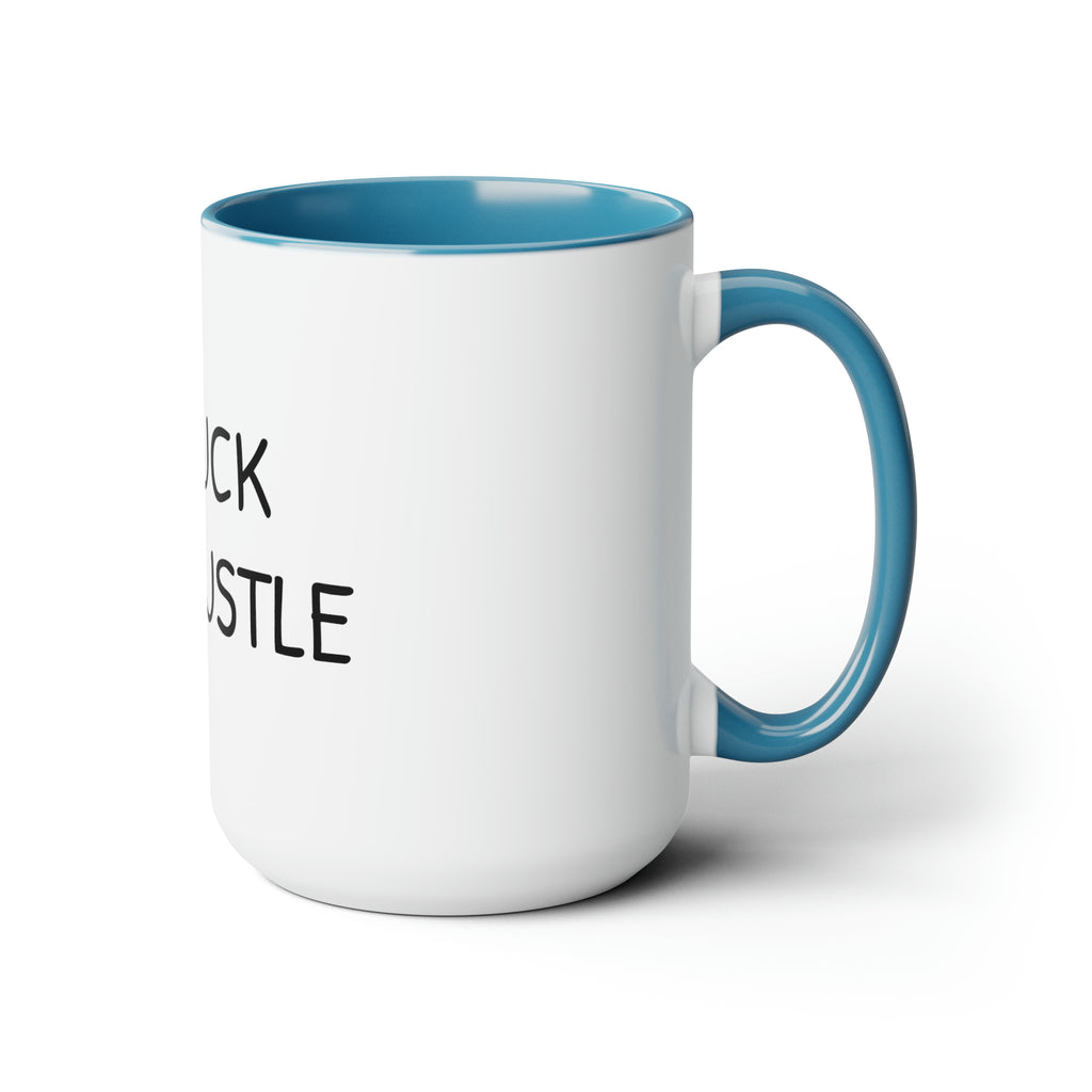 0% Luck 100% Hustle - 15oz Large Coffee Mug