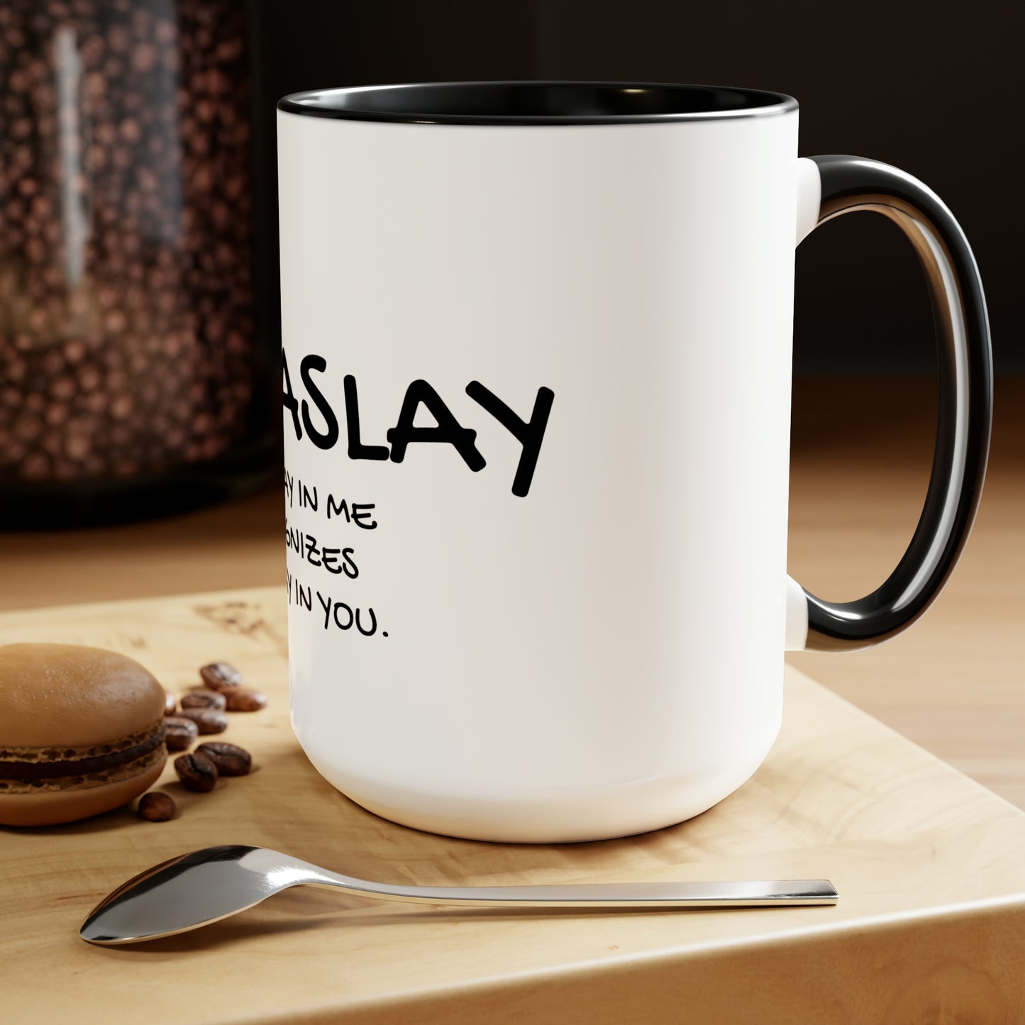 Namaslay - 15oz Large Coffee Mugs - Inspirational Coffee Mug, Funny Coffee Mug, Mugs With Sayings, Gift for Women and Men, Gift for Him and Her, Humorous Coffee Mug