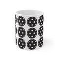Pickleball Pattern Ceramic - 11oz Mug