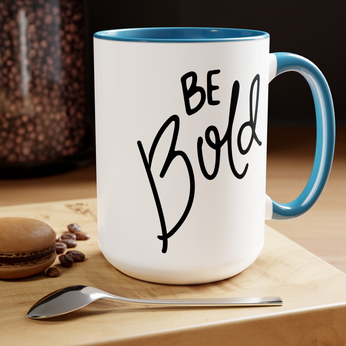 Be Bold - 15oz Large Coffee Mugs - Inspirational Coffee Mug, Gift for Women, Girl Power Gift, Gift for Women's History Month