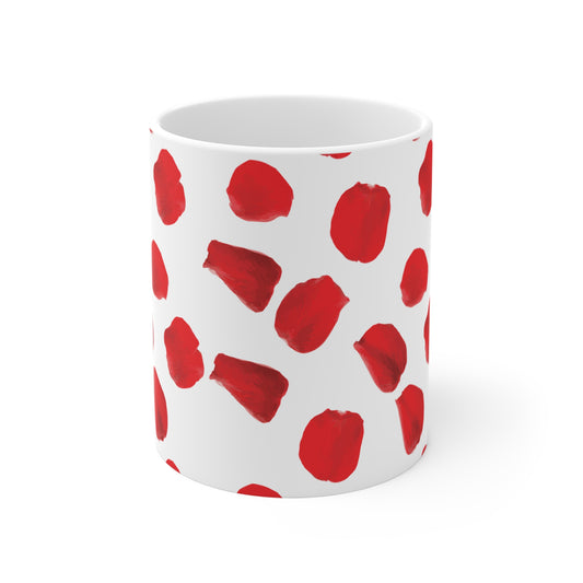 Rose Pattern – 11 oz Valentine’s Day Coffee Mug