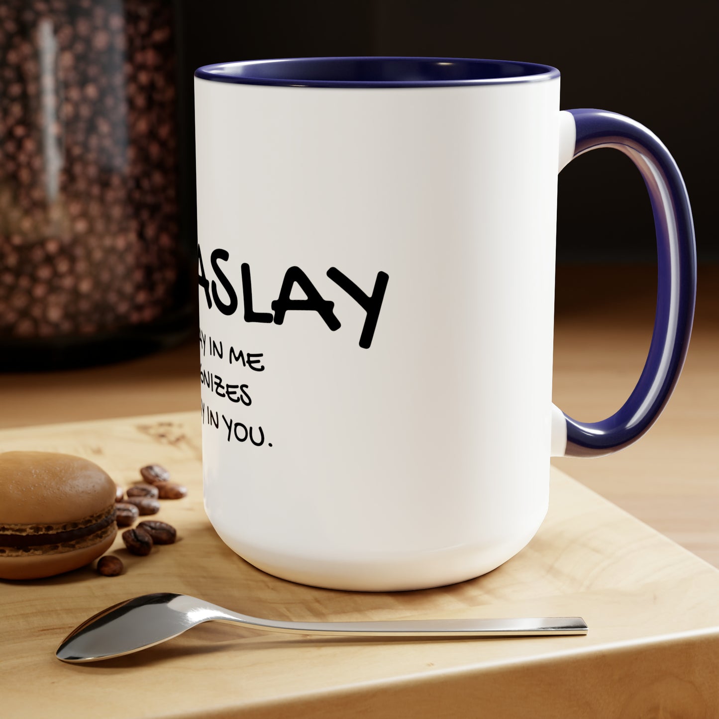 Namaslay - 15oz Large Coffee Mugs - Inspirational Coffee Mug, Funny Coffee Mug, Mugs With Sayings, Gift for Women and Men, Gift for Him and Her, Humorous Coffee Mug