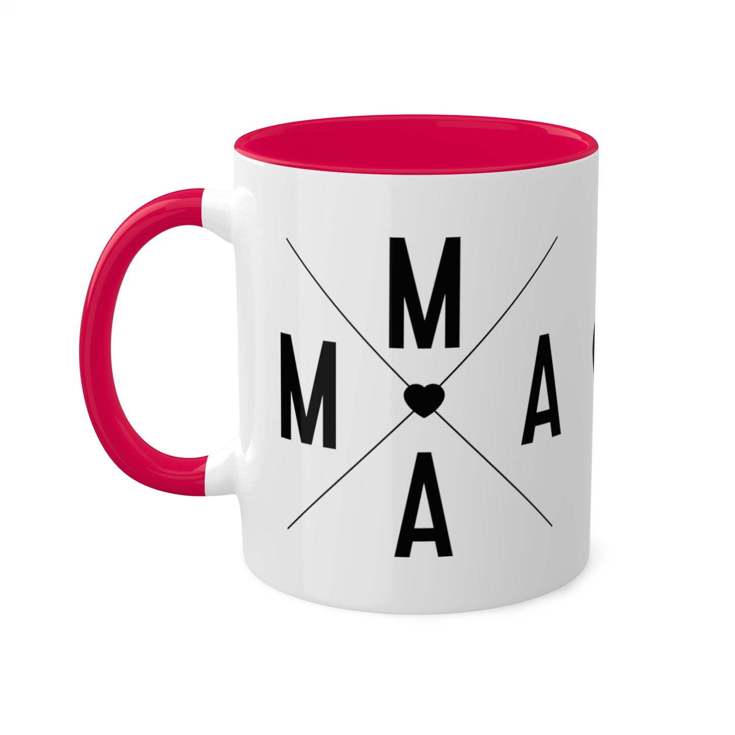 Mama Queen of Hearts - 11oz Coffee Mug, Novelty Mug for Mama, Mother's Day Gift, Love Mama Coffee Cup, Gift for Mama