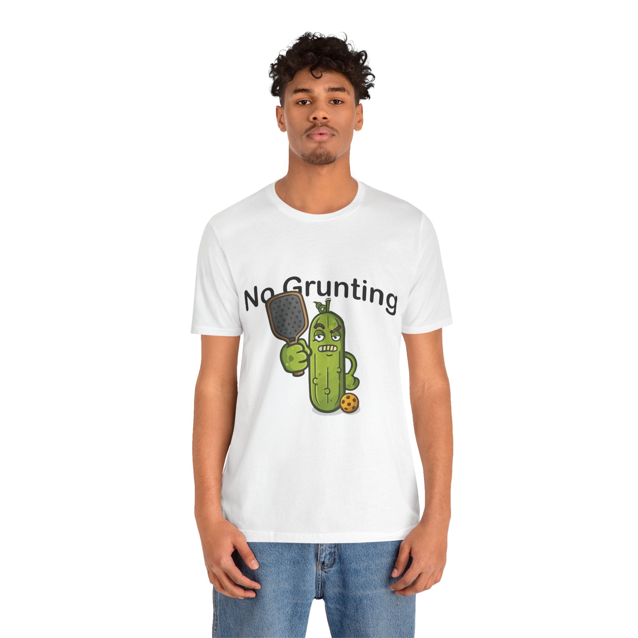 No Grunting Unisex Pickleball Jersey Short Sleeve Tee
