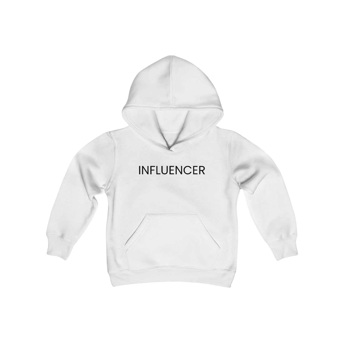 Influencer - Big Kid-Youth Heavy Blend Hooded Sweatshirt - Funny gift for Kids, Novelty Gifts for Kids, Funny Streetwear Hoodie